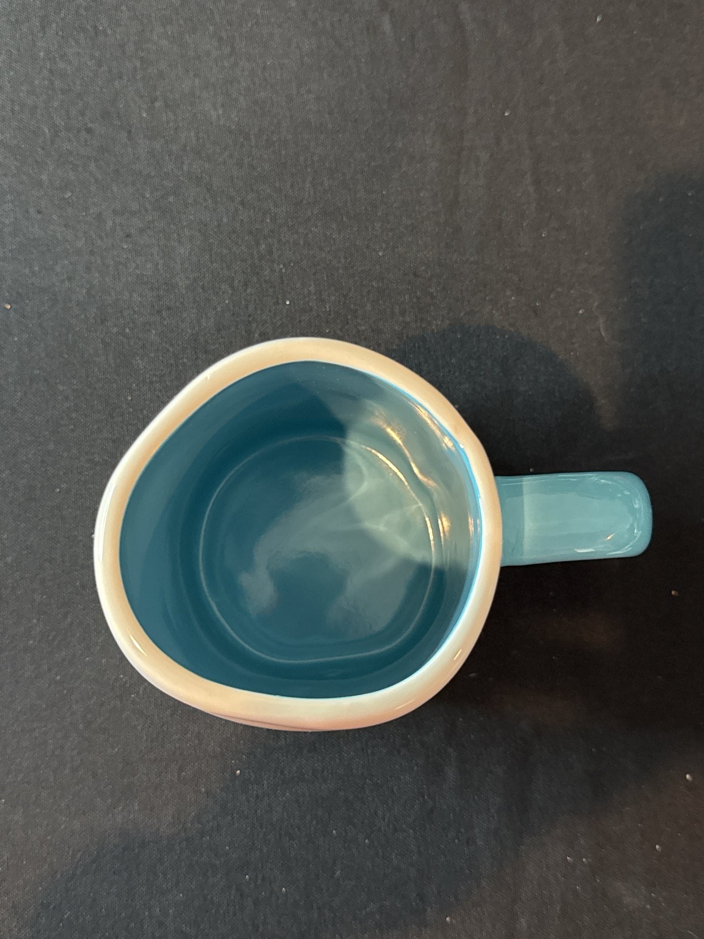 Rae Dunn Finding Nemo Coffee Cup Mug New Blue Interior 5" Tall Pixar