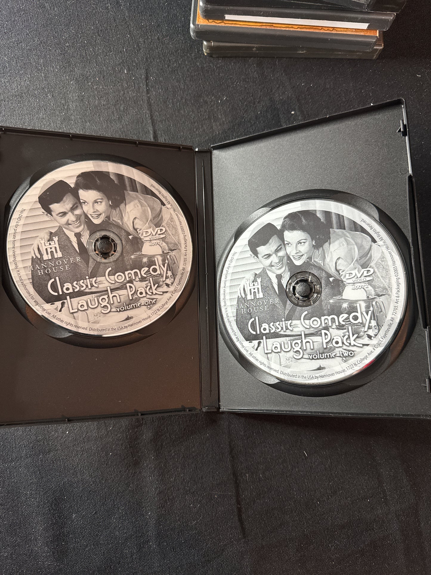 Classic Comedy Laugh Pack 4 Movies Abbot & Costello, Laurel & Hardy, William Powell, W.C. Fields DVD