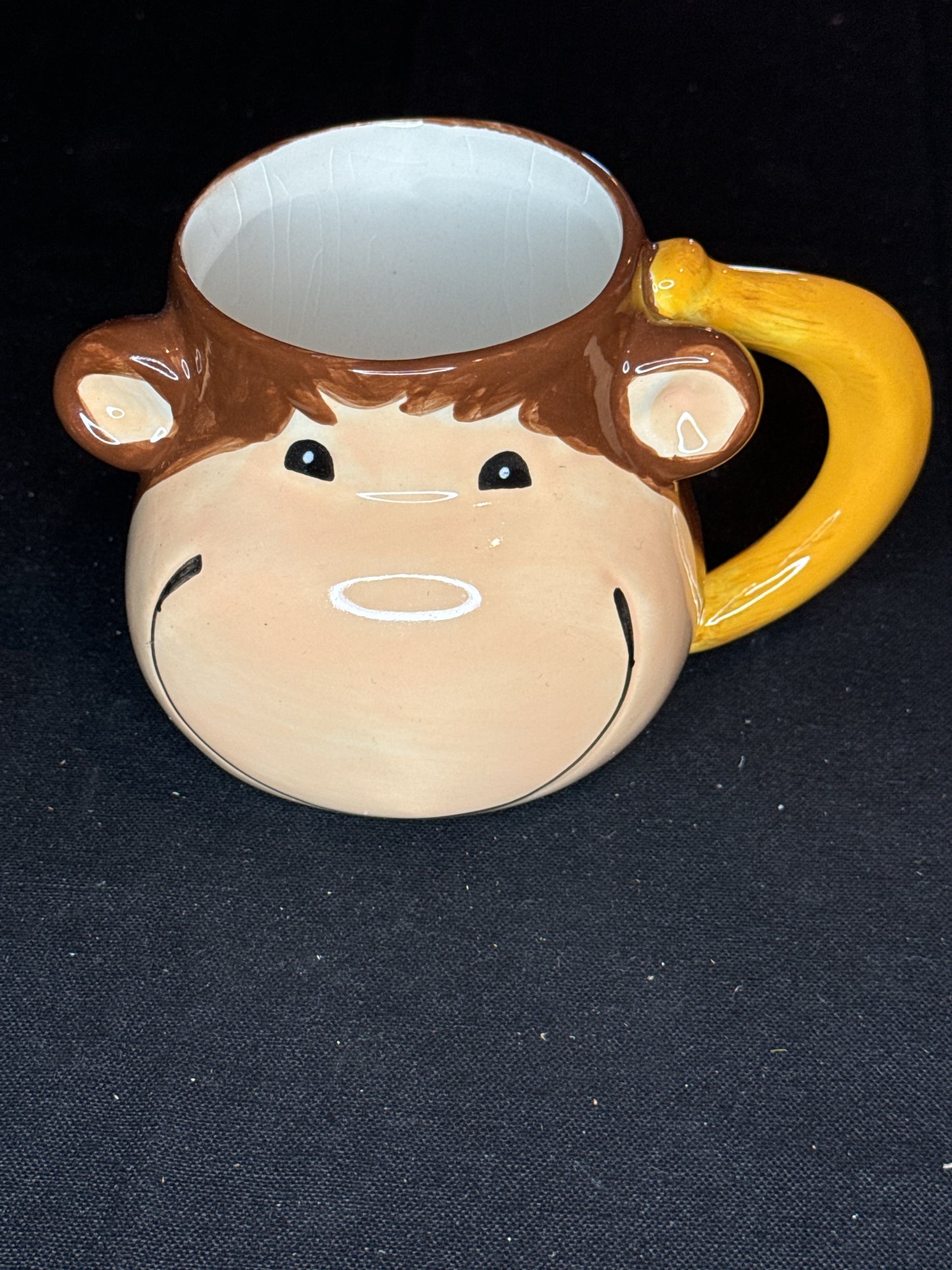 Pier 1 Monkey Coffee Mug 3.75"