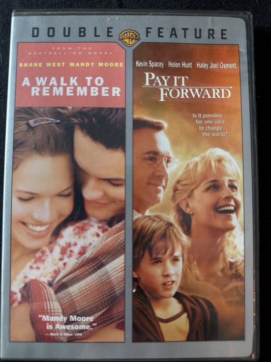 Double Feature A Walk to Remember, Pay it Forward DVD
