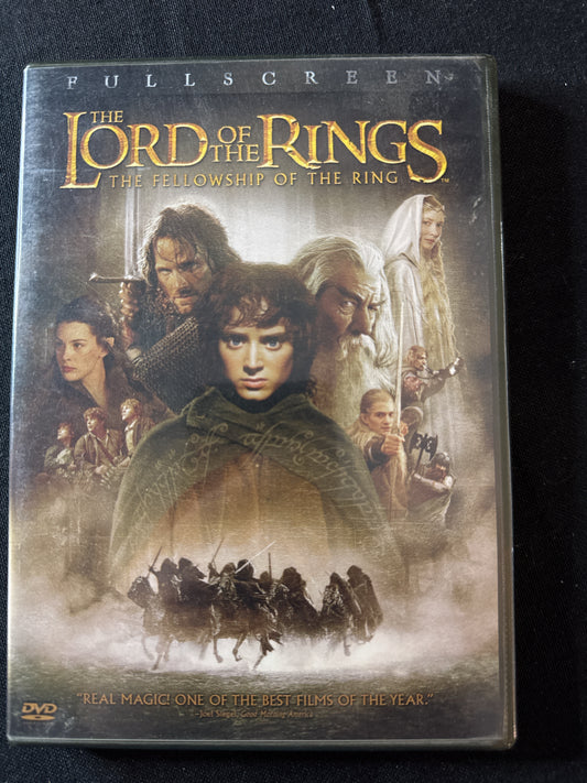 The Lord of the Rings The Fellowship of the Ring DVDs