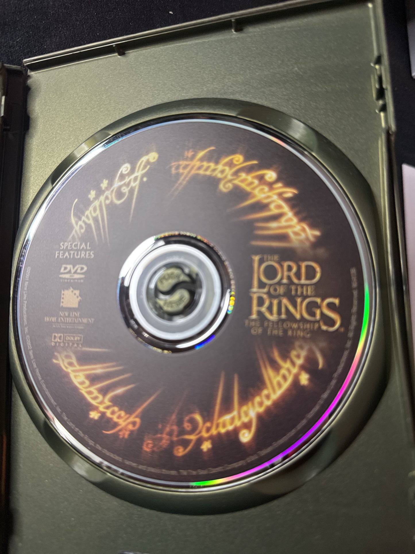 The Lord of the Rings The Fellowship of the Ring DVDs
