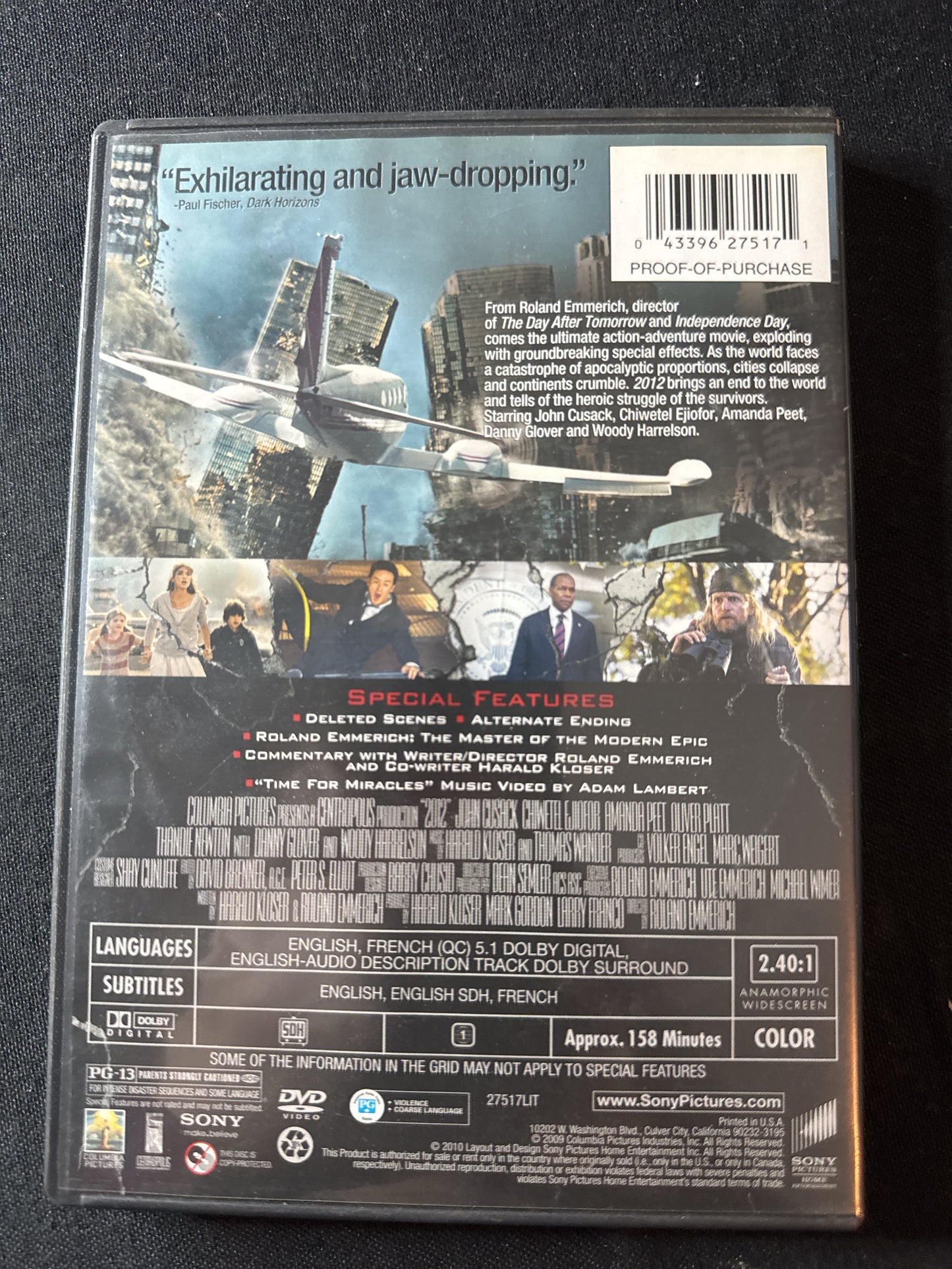 2012 DVD