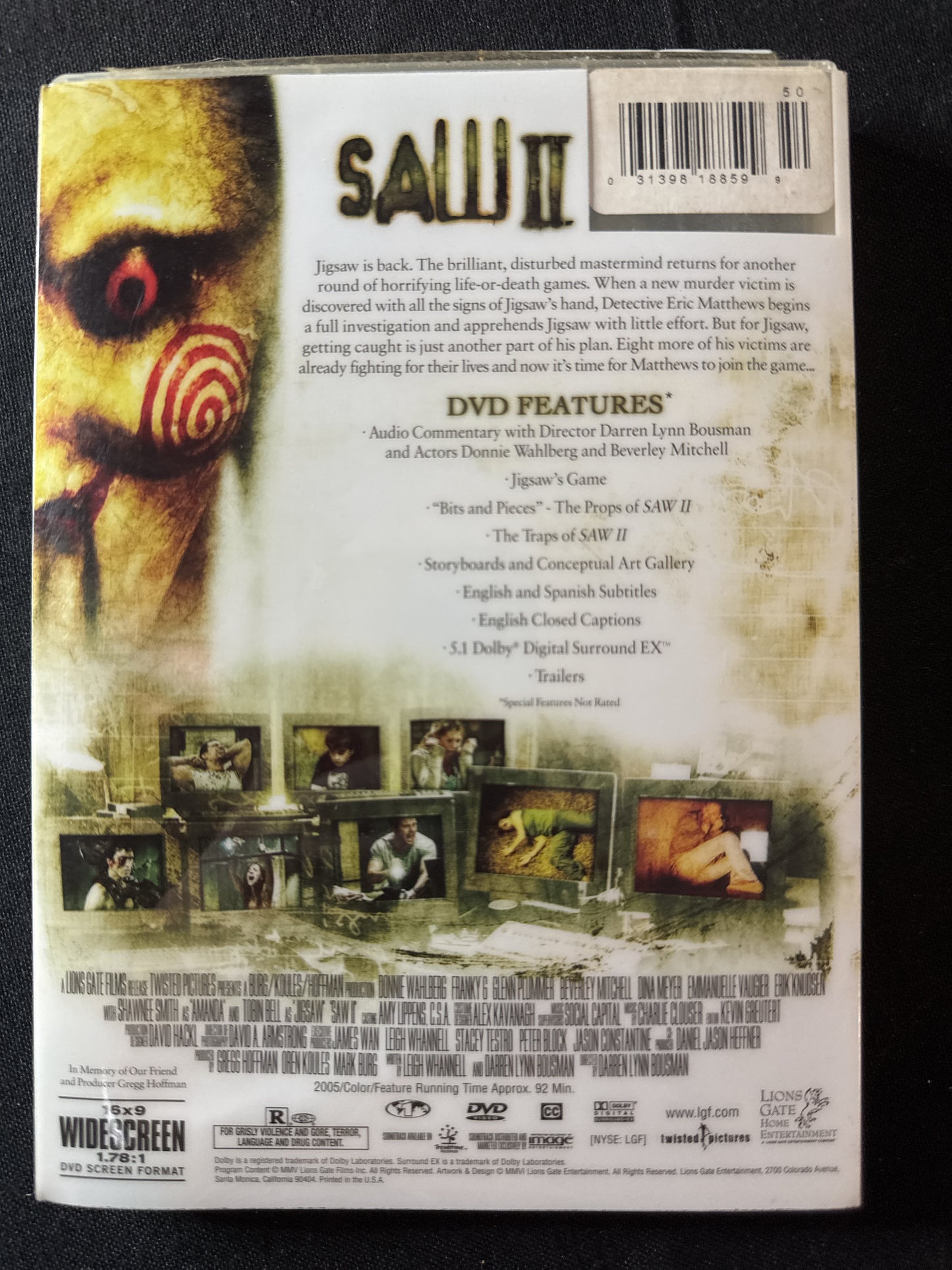 Saw II DVD