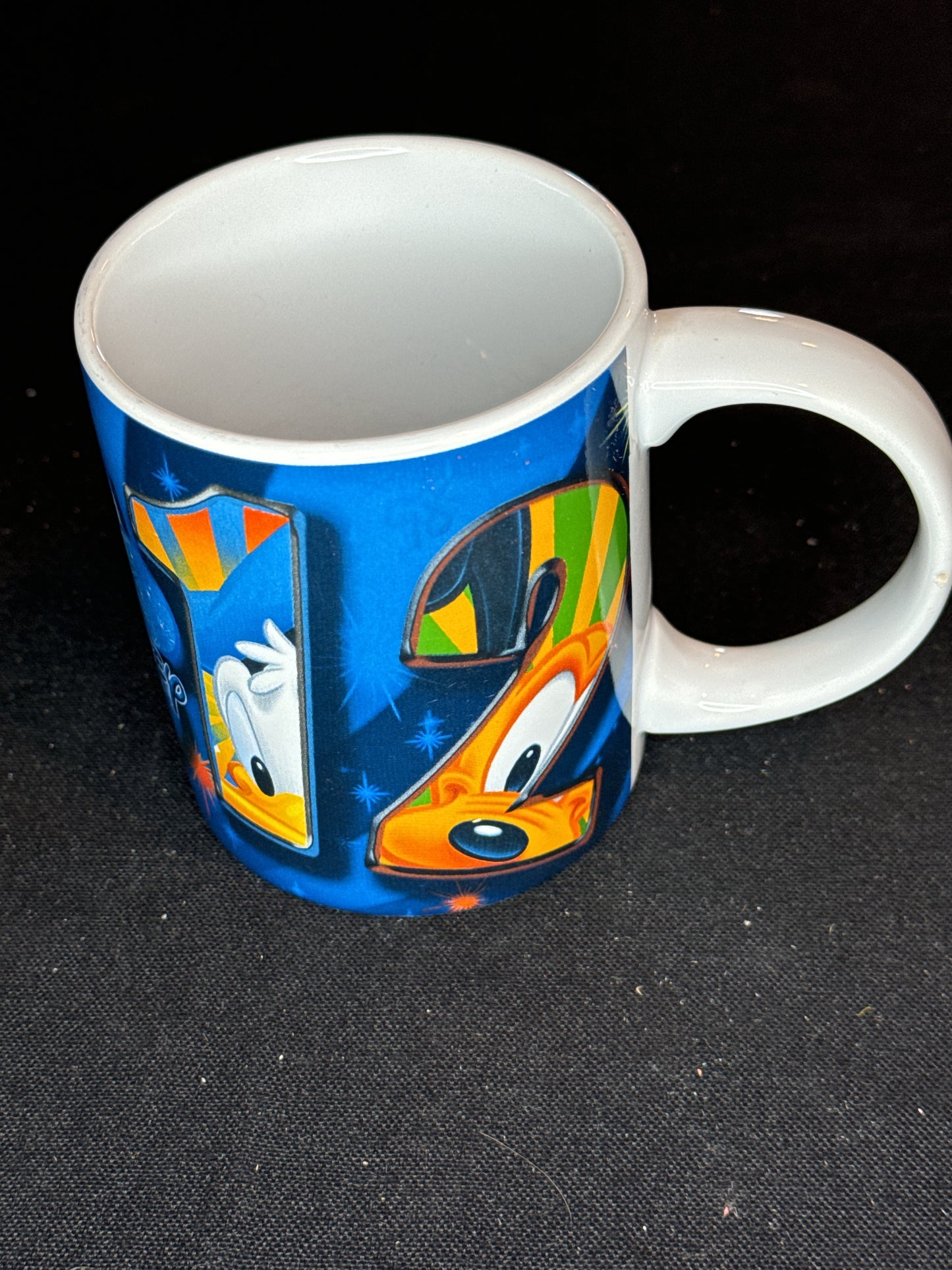 Jerry Leigh Disney 2012 Orlando FL Mickey Donald Pluto Goofy Coffee Mug Cup