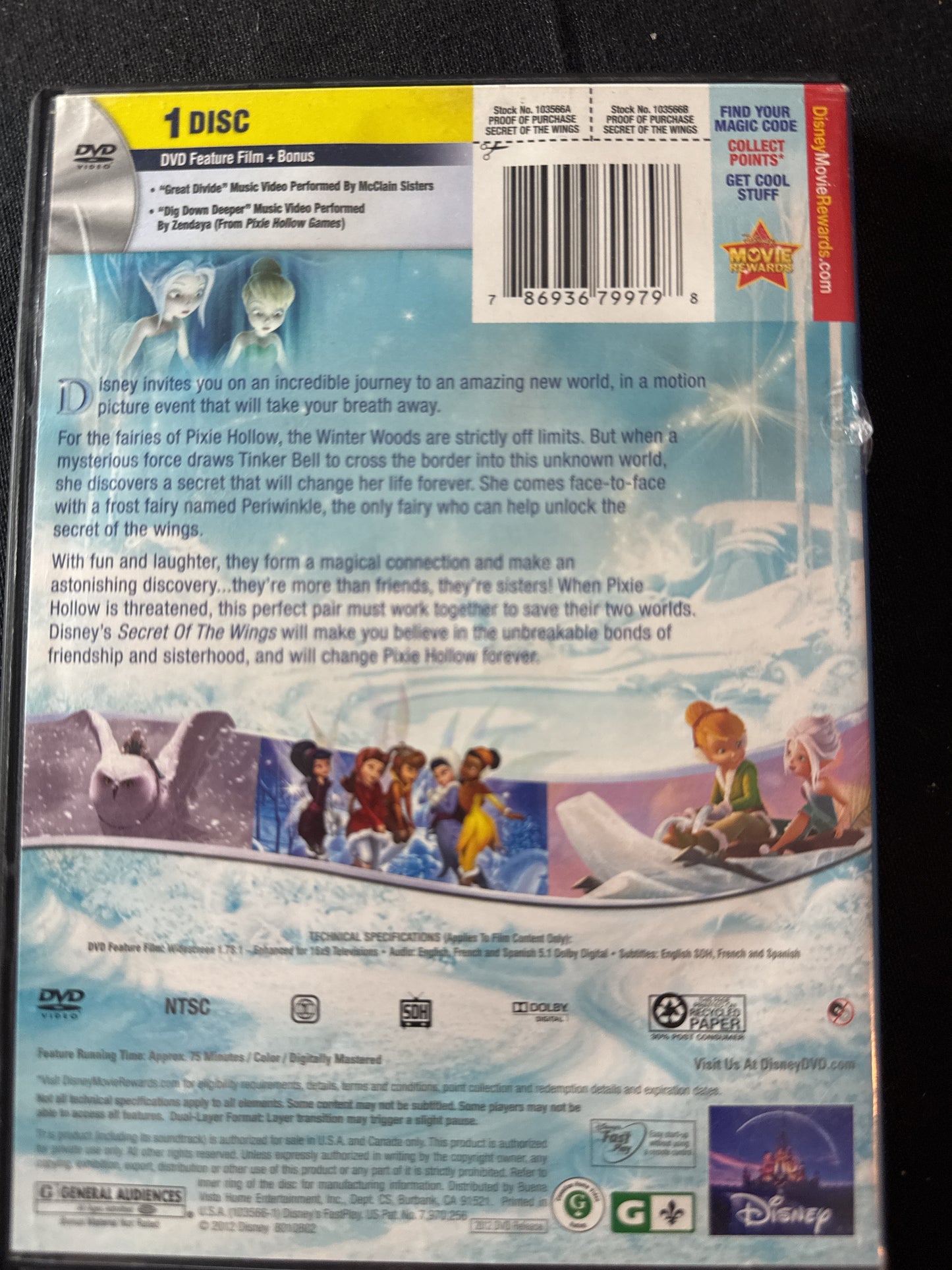 Disney Secret of the Wings DVD