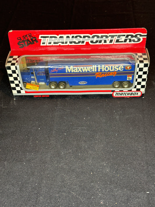 Matchbox Sterling Martin Transporter Super Star Maxwell House Limited Edition NIB