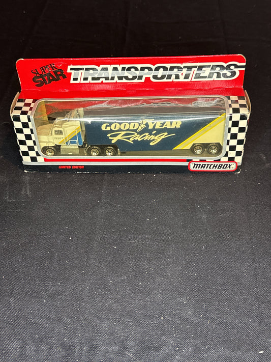 Matchbox Super Star Transporters Good Year Racing Huggins Tires Sales 1992 NASCAR