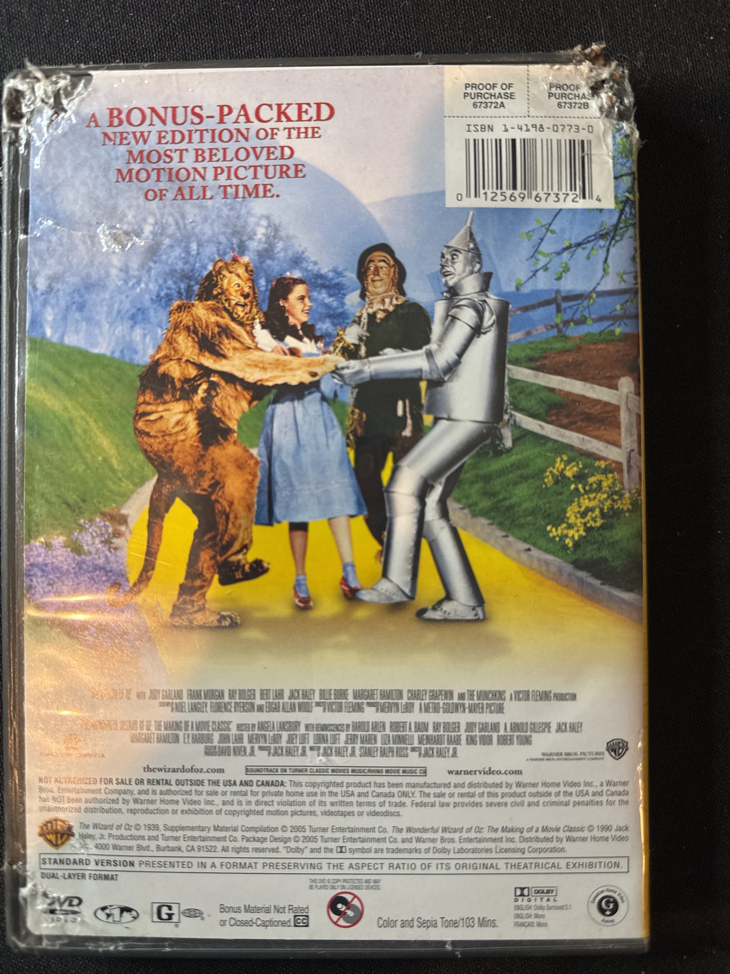 The Wizard of Oz DVDs
