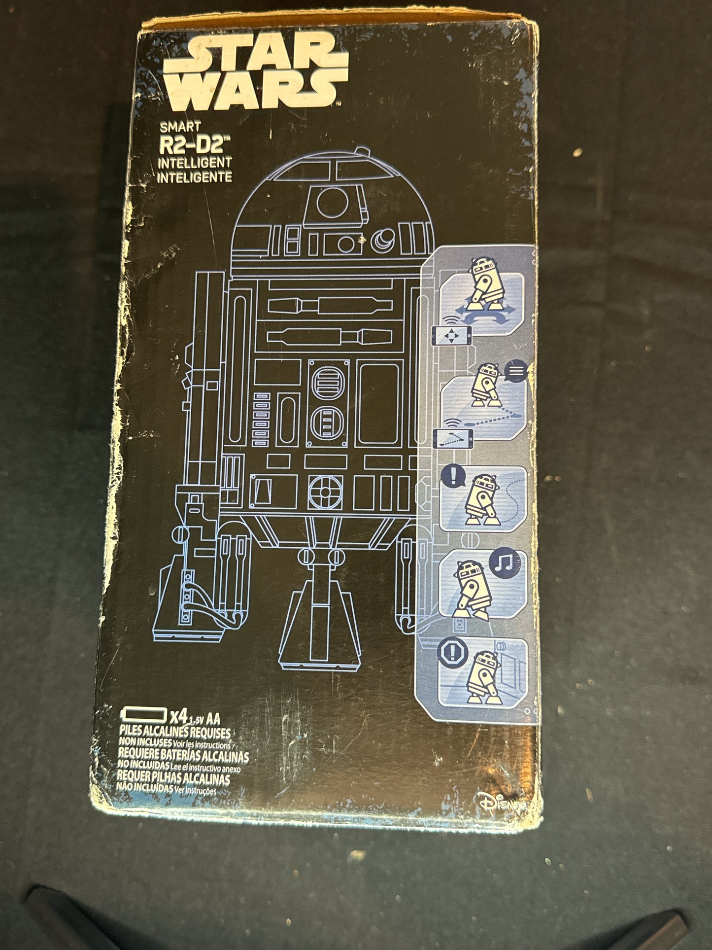 New Star Wars 2016 Hasbro Smart R2-D2 Interactive RC Bluetooth App Droid NIB