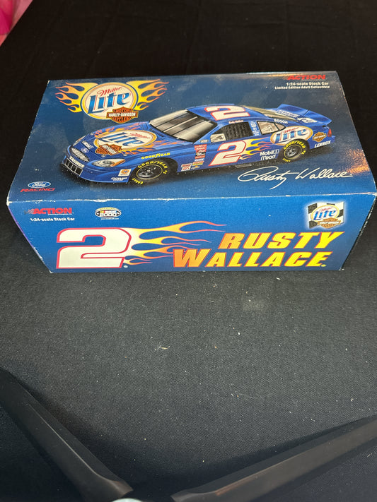 Action 1:24 Rusty Wallace #2 Miller Lite/Harley-Davidson, 2000 Taurus