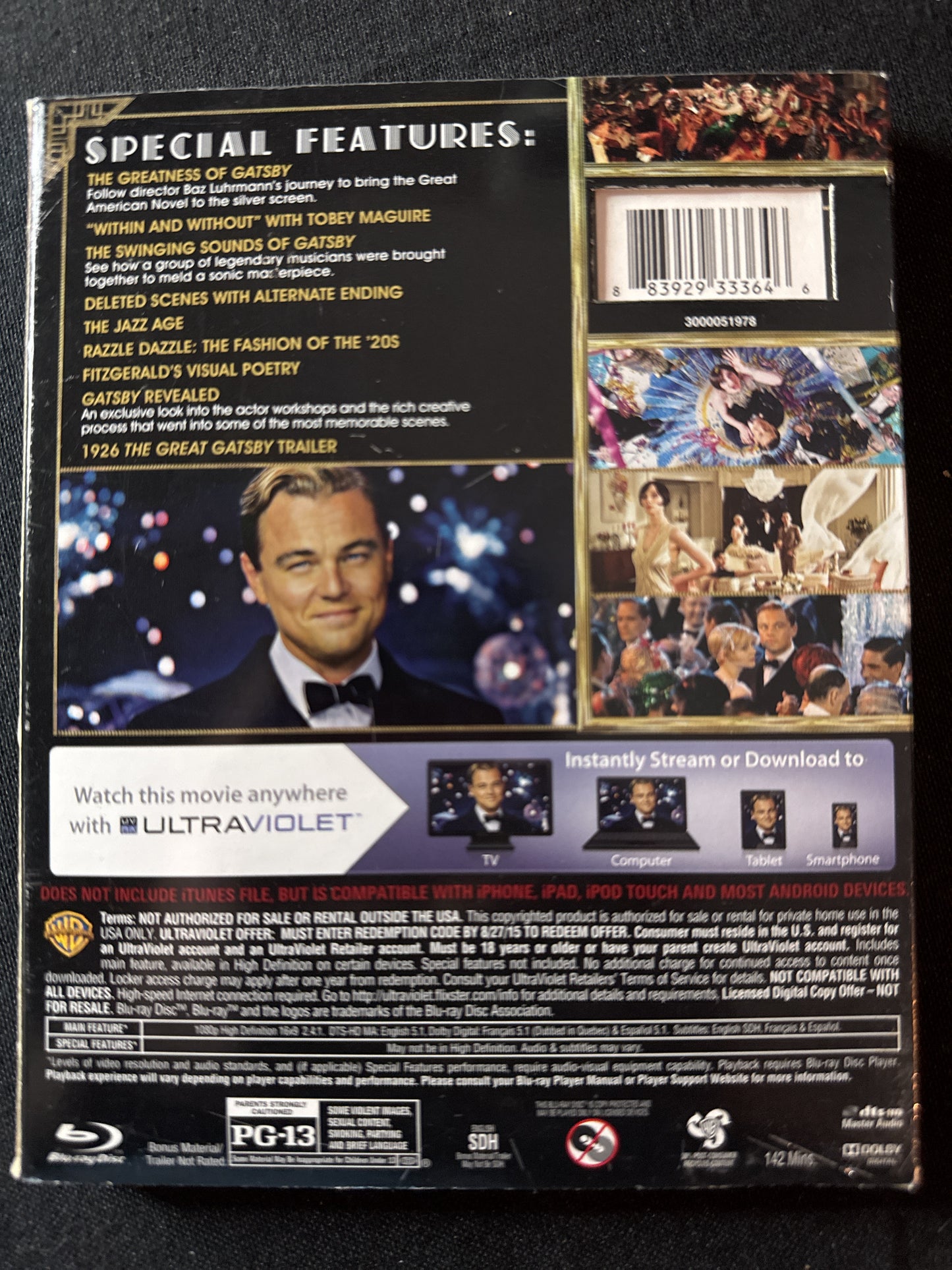 The Great Gatsby Blu-Ray & DVD