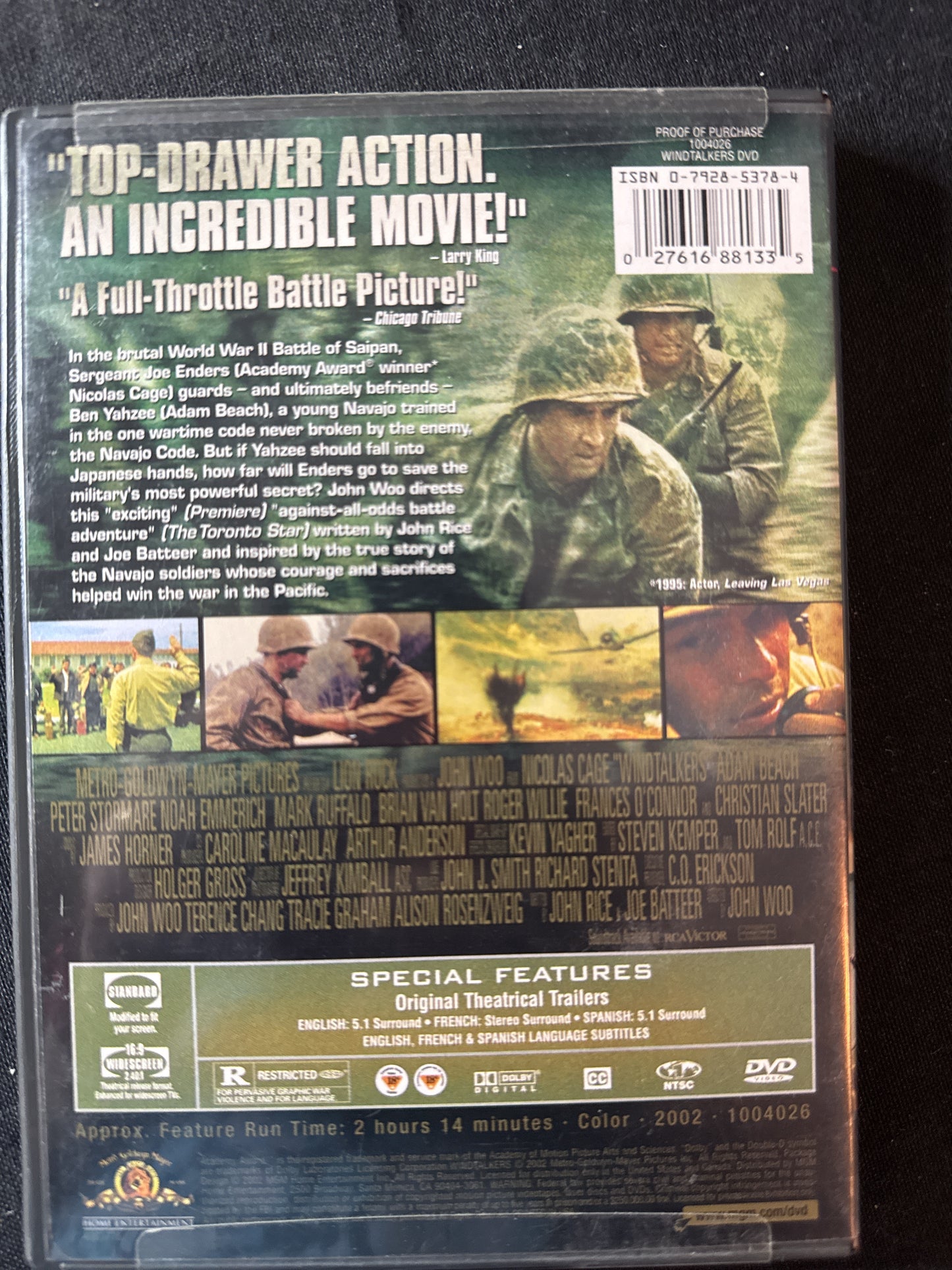 Windtalkers DVD