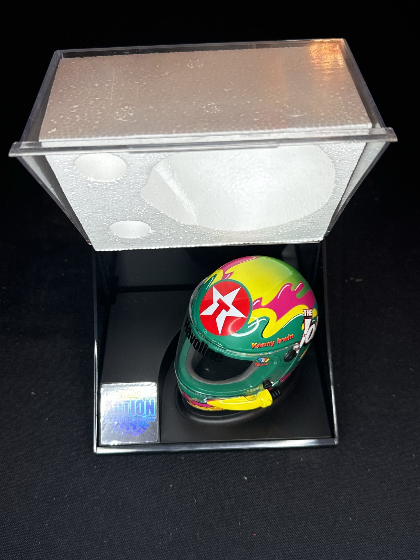 Action NASCAR 50th Anniversary Kenny Irwin The Joker #28 Mini Helmet