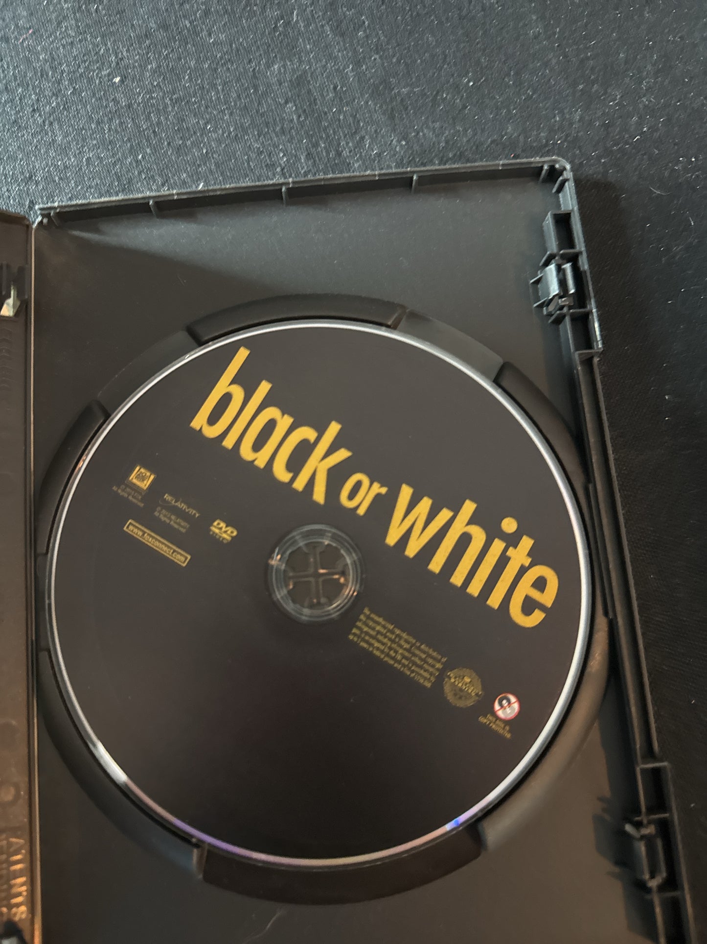 Black or White DVD