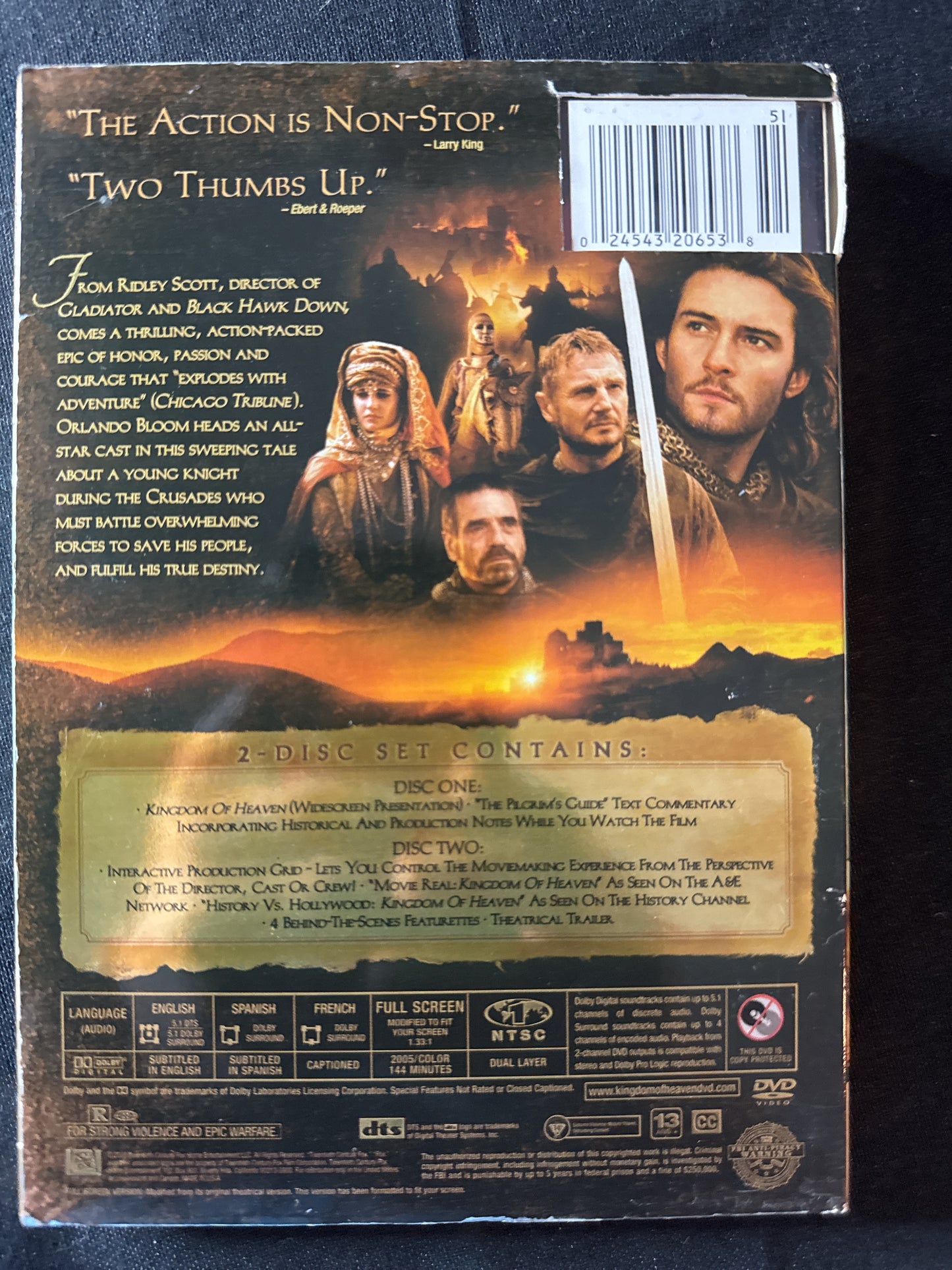 Kingdom of Heaven DVDs