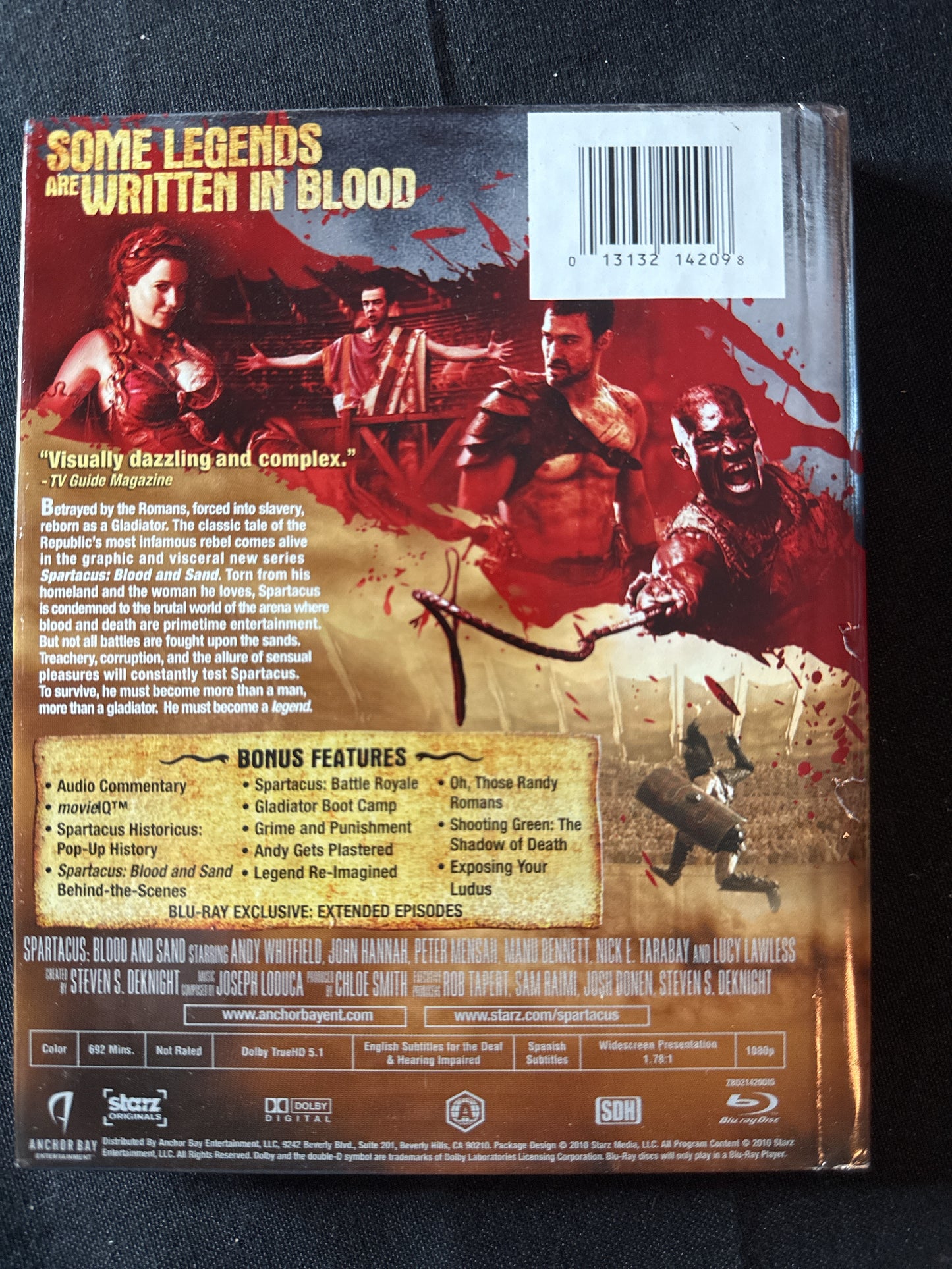 Spartacus Blood and Sand The Complete First Season DVDs