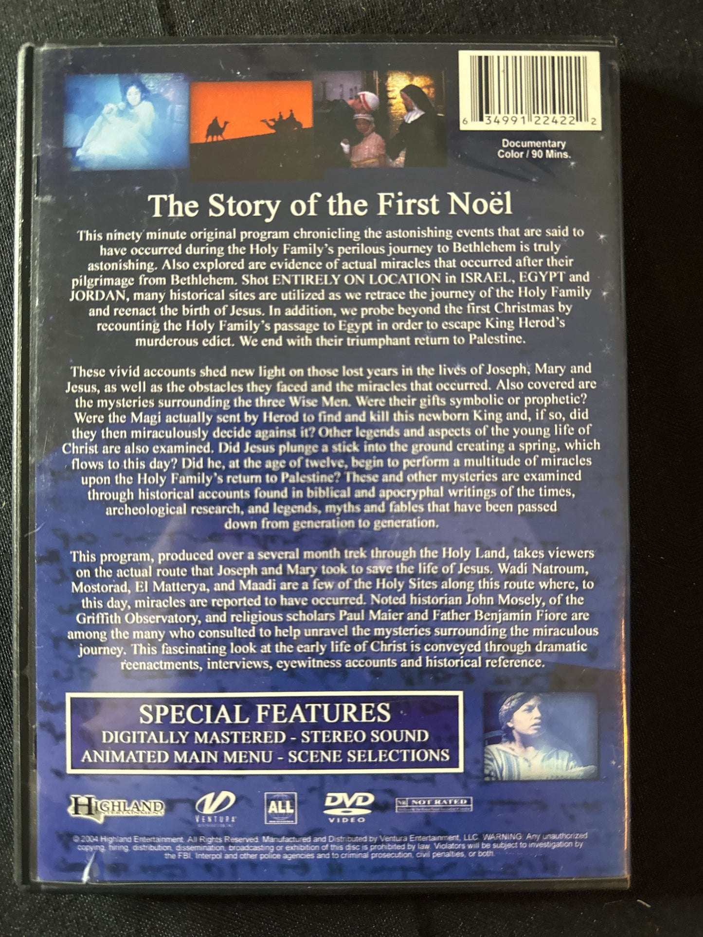 The Story of the First Noel Hosted by Roger Moore DVD