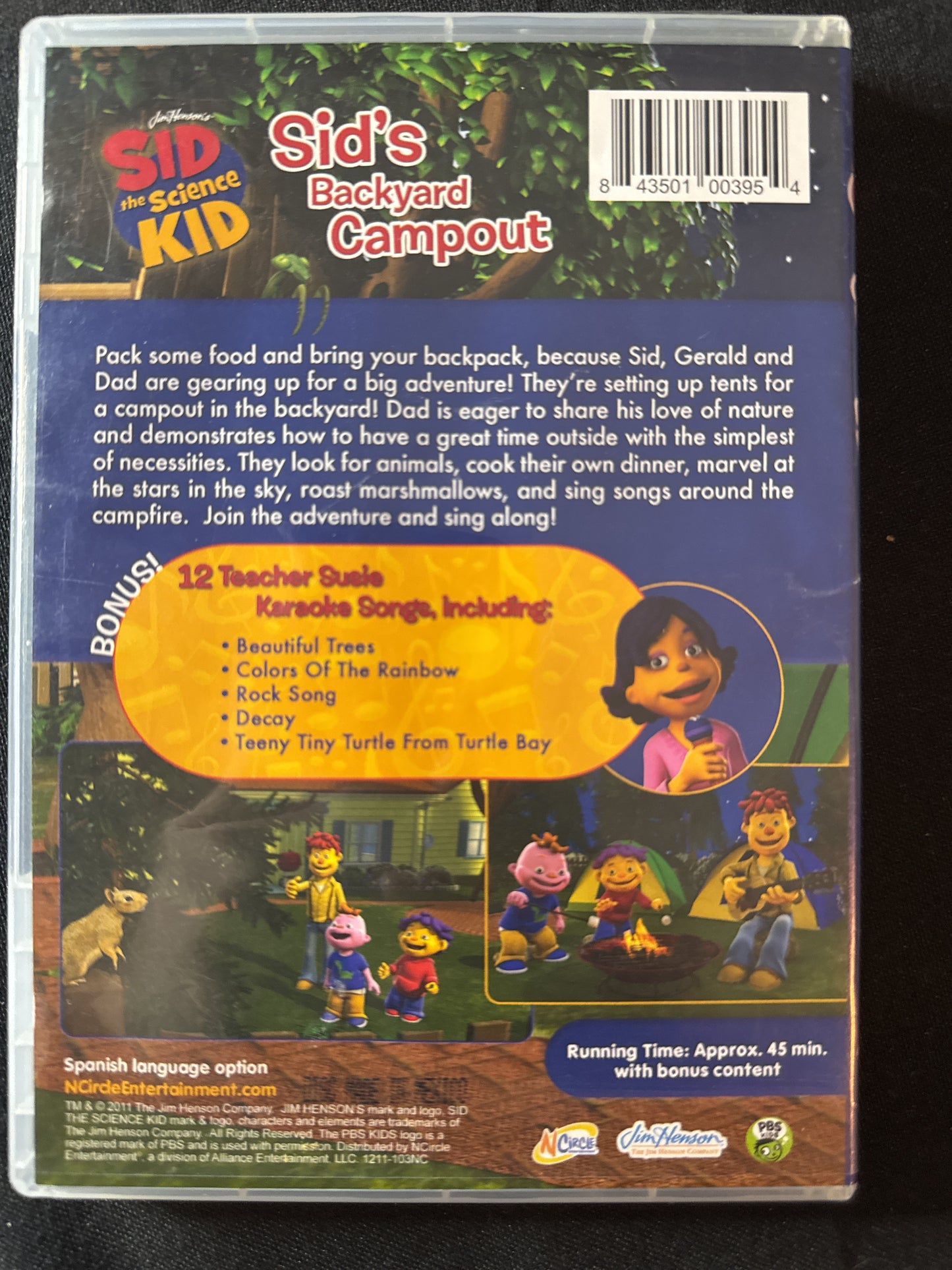 Sid the Science Kid Sid's Backyard Campout DVD