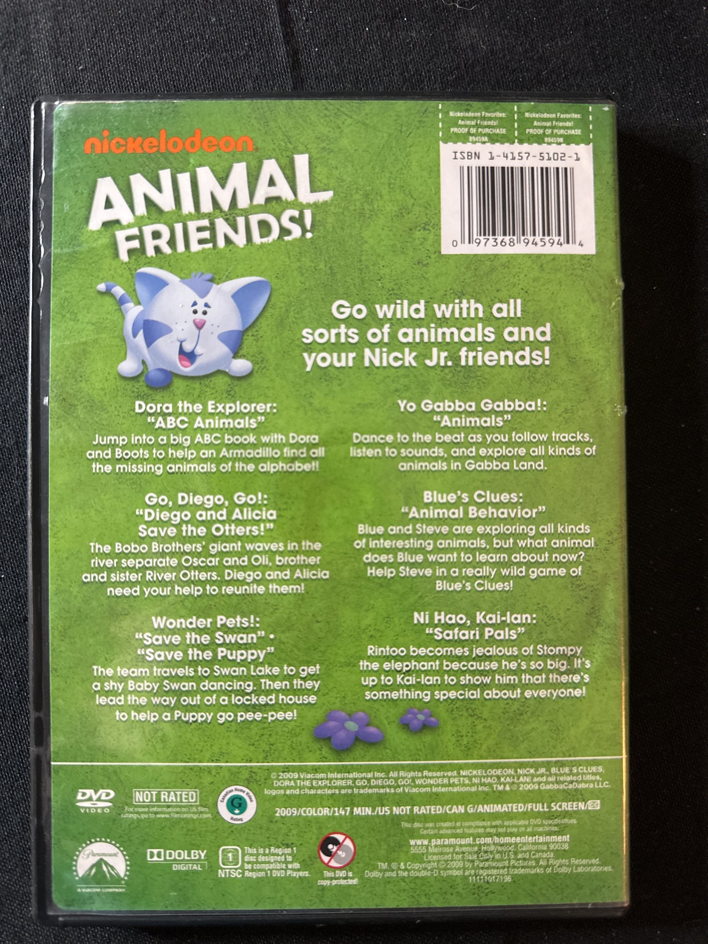 Nickelodeon Animal Friends DVD