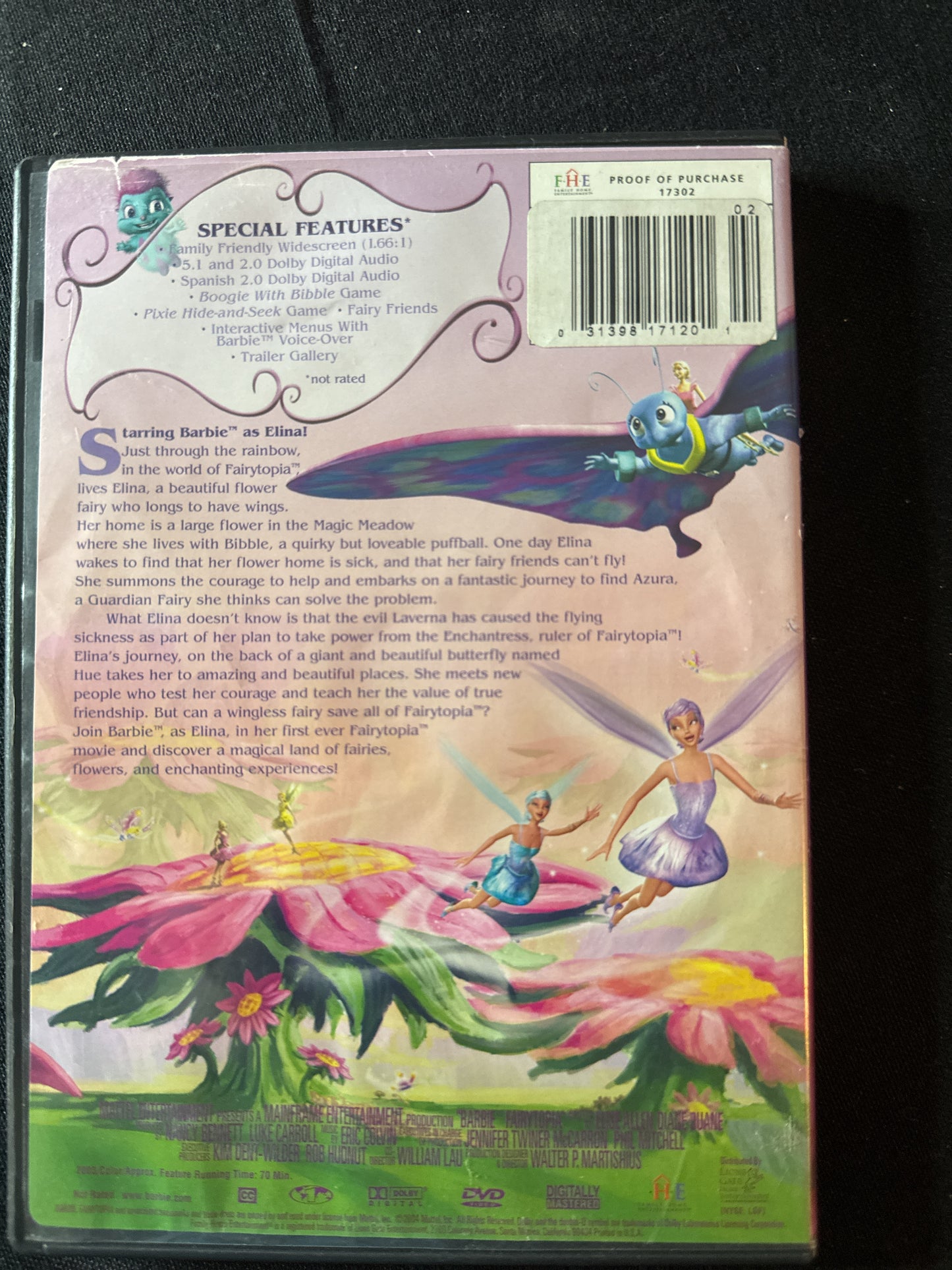 Barbie Fairytopia DVD
