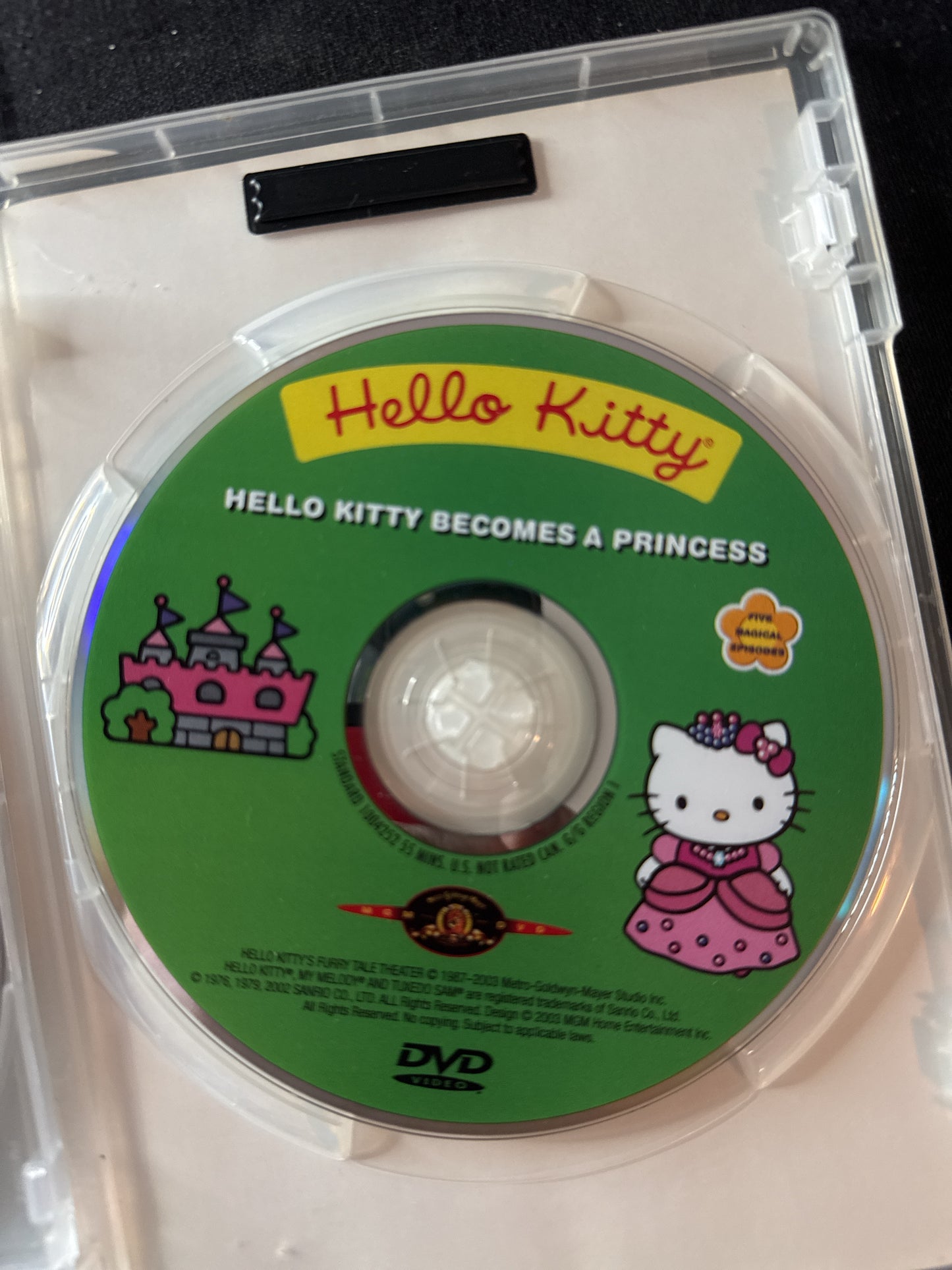 Triple Feature The Care Bears Movie, Hello Kitty Becomes a Princess, The Secret of Nimh DVDs