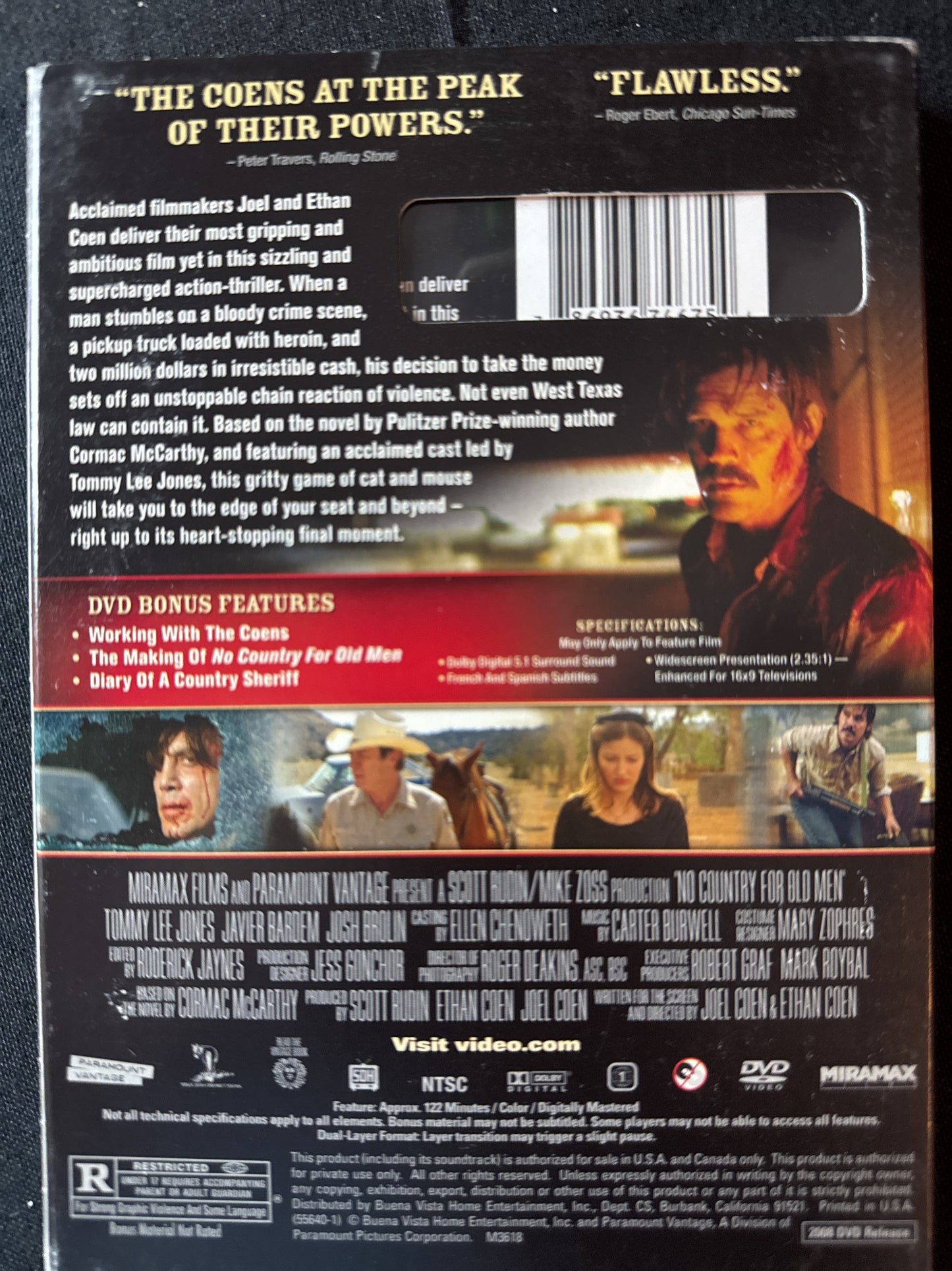No Country for Old Men DVD