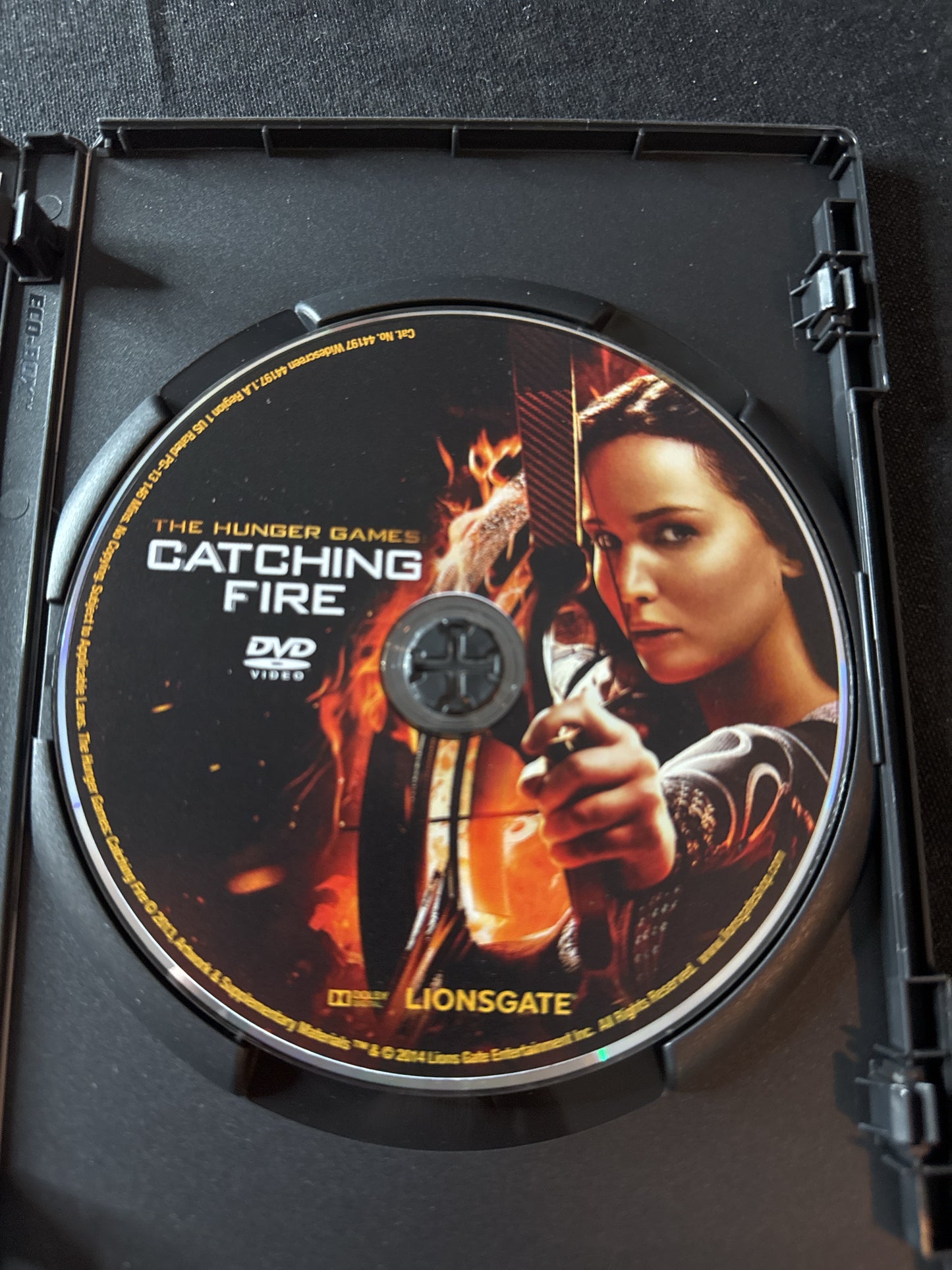 The Hunger Games Catching Fire DVD