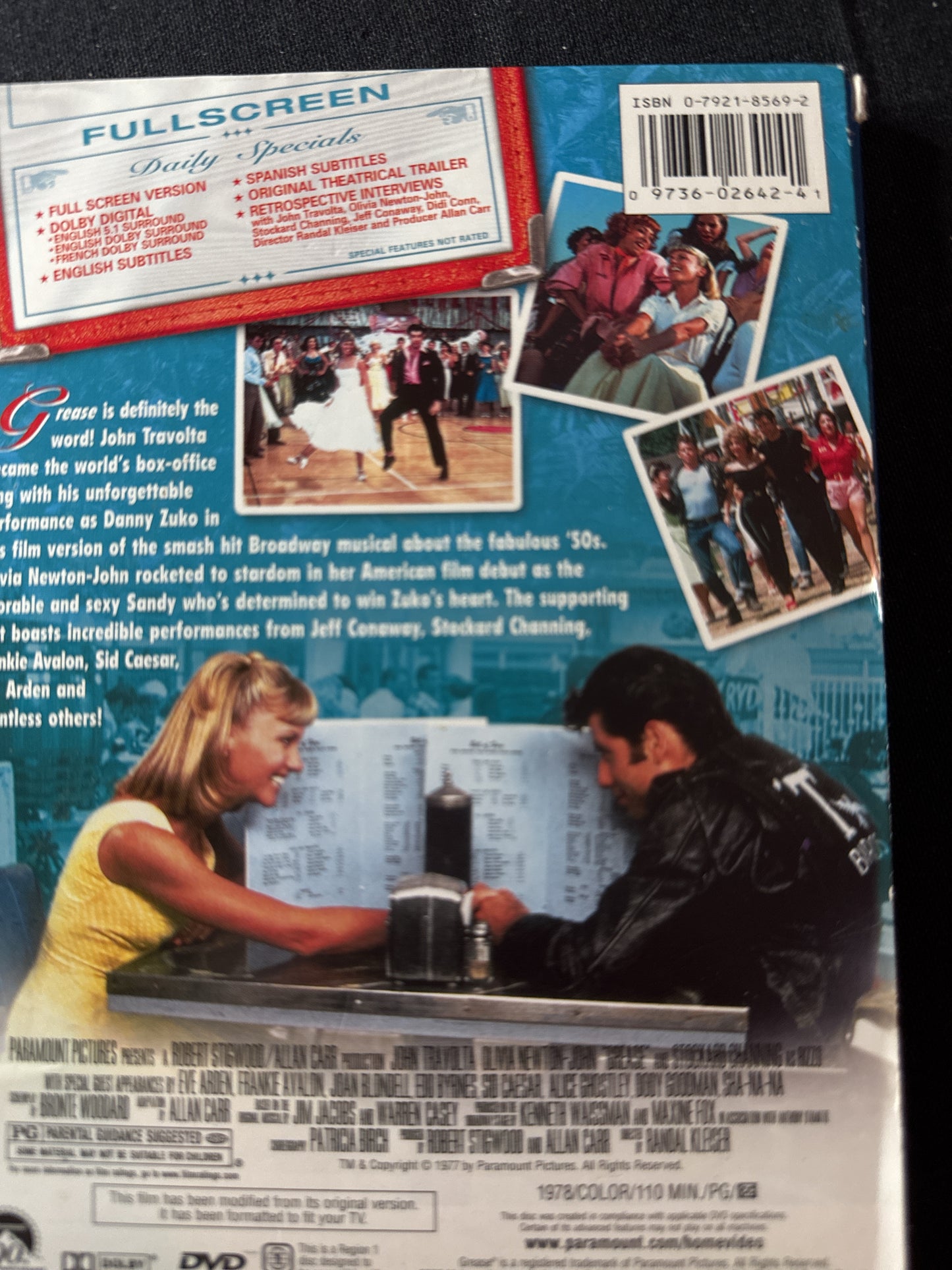 Grease Full Screen Collection DVD