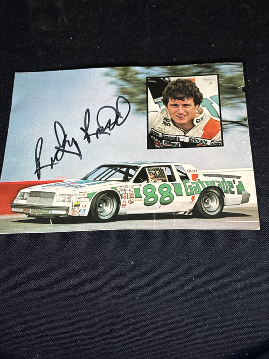 Ricky Rudd Autographed NASCAR Postcard Chesapeake, VA