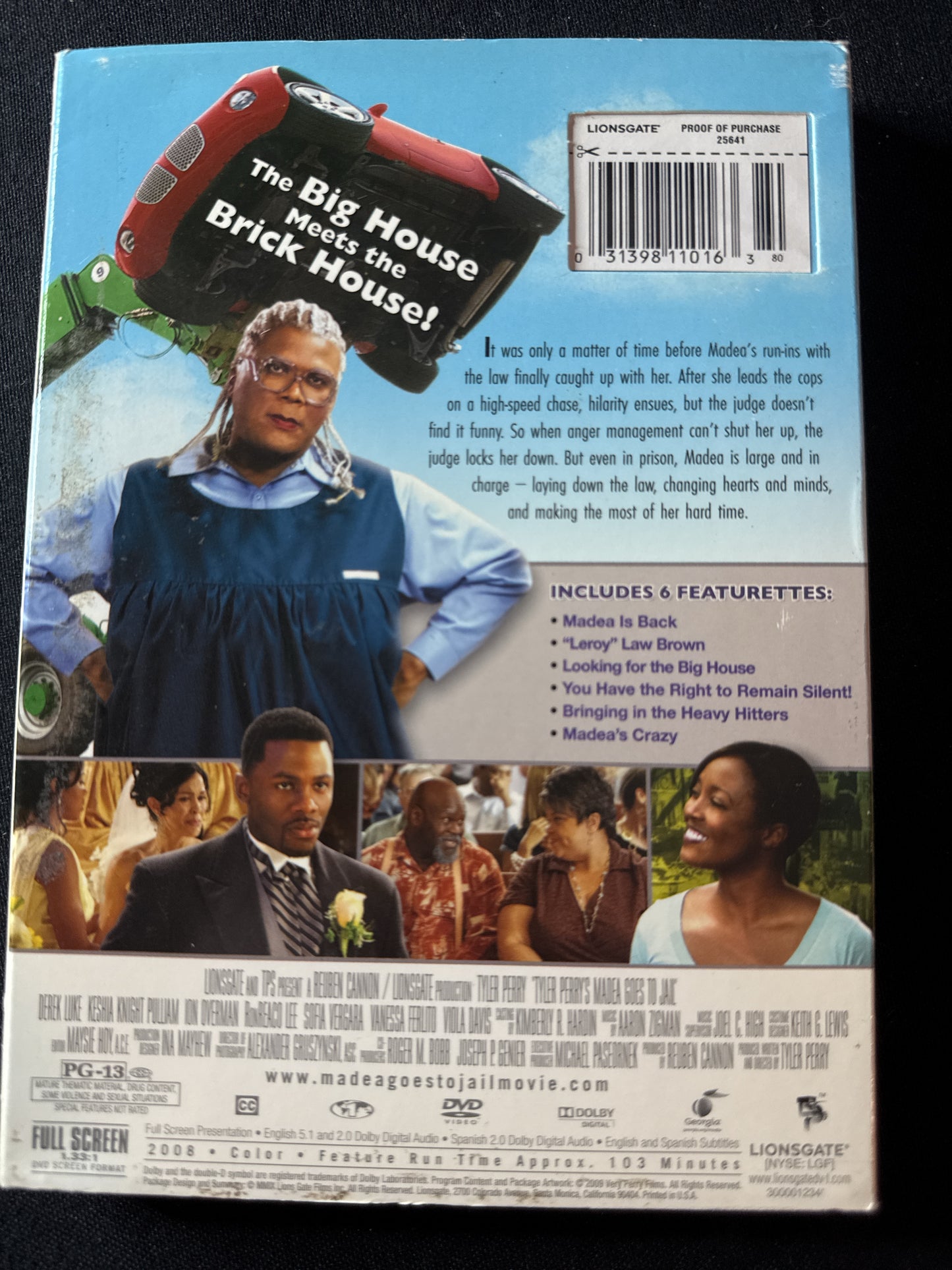 Tyler Perry's Madea Goes to Jail DVD