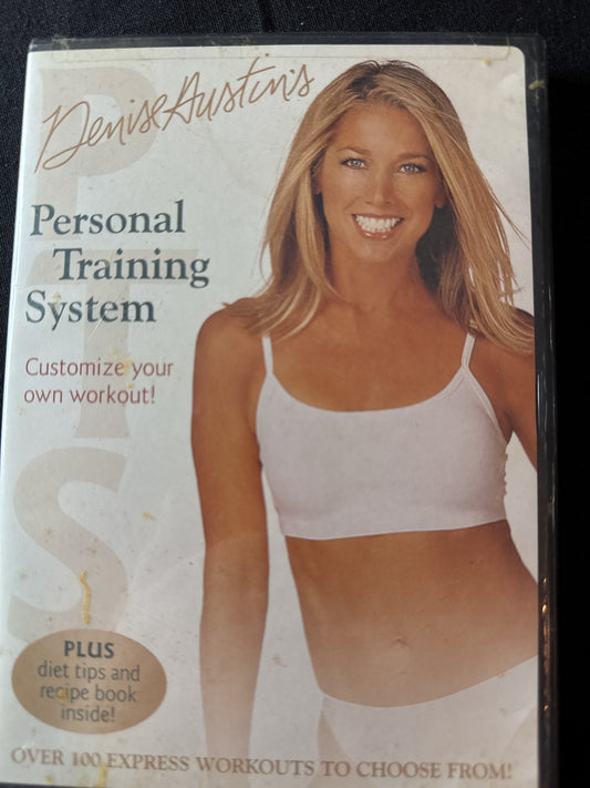 Denise Austin's Personal Training System DVD Plus Diet Tips and Recipe Book Inside