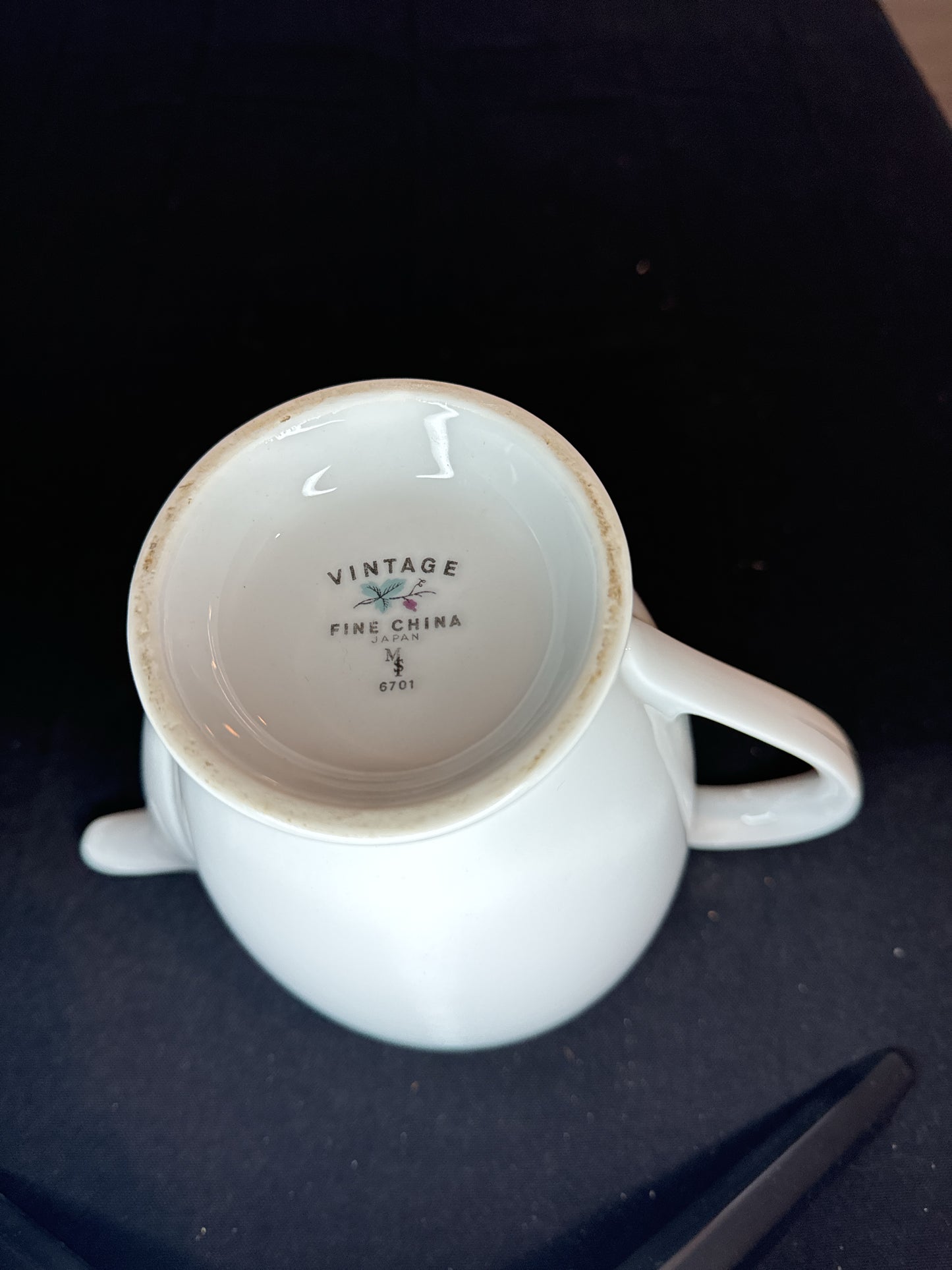 Tea Pot from Fine China of Japan "Vintage" Pattern