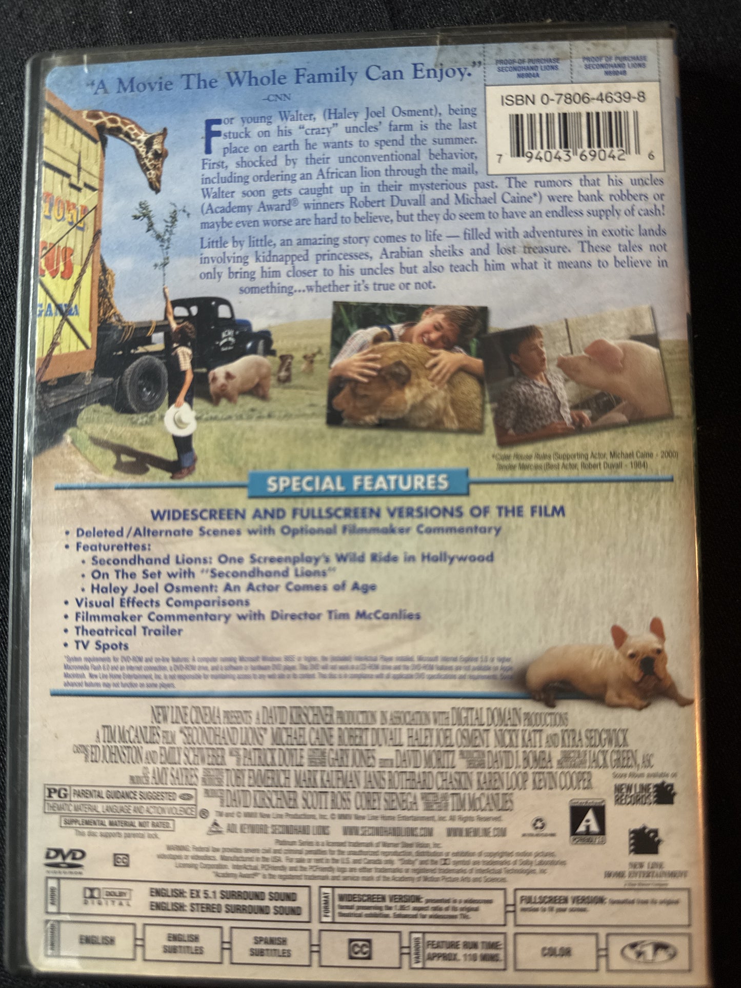 Secondhand Lions DVD