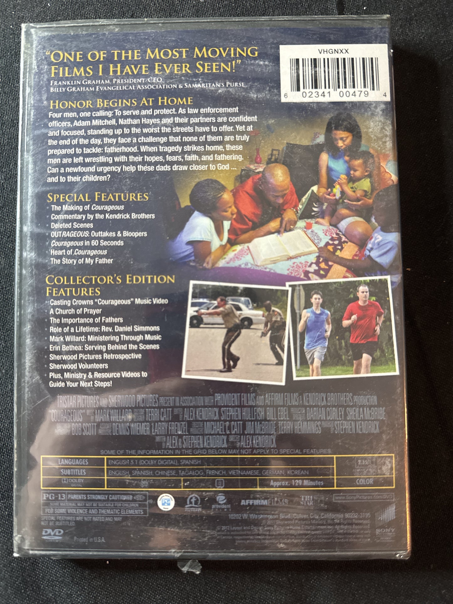 Courageous DVD New Unopened.