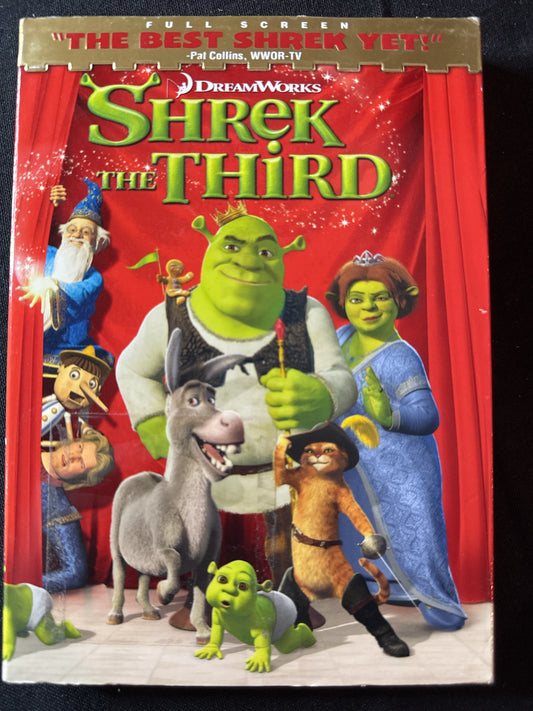 Dreamworks Shrek the Third DVD