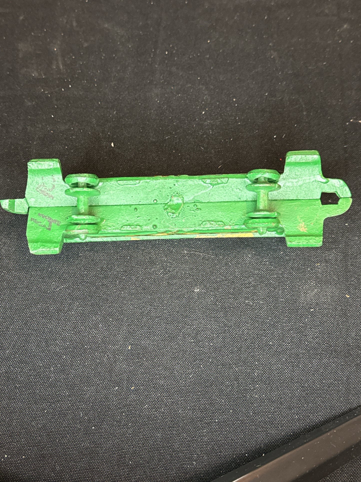 Cast Iron Passenger Train Car #403 Green 7.5" Long