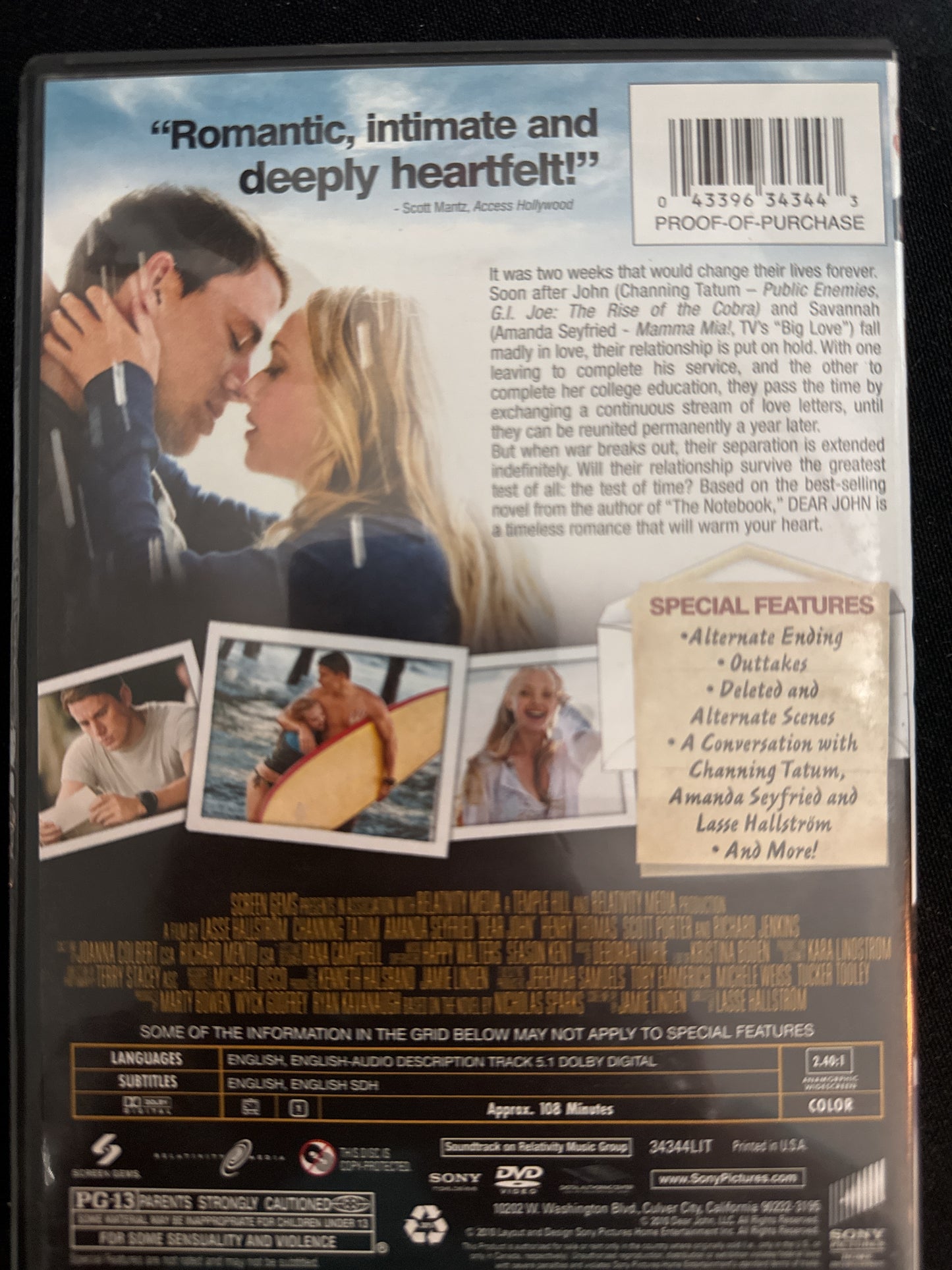 Dear John DVD