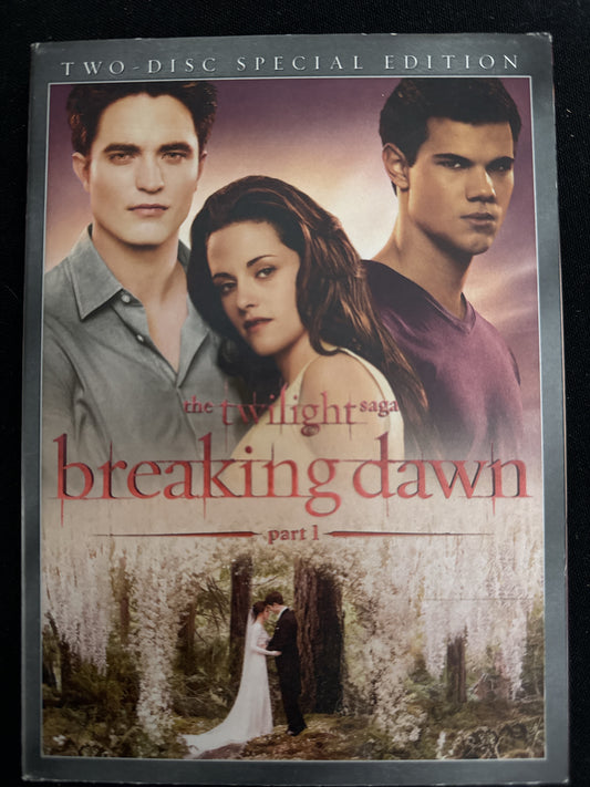 The Twilight Saga Breaking Dawn DVDs