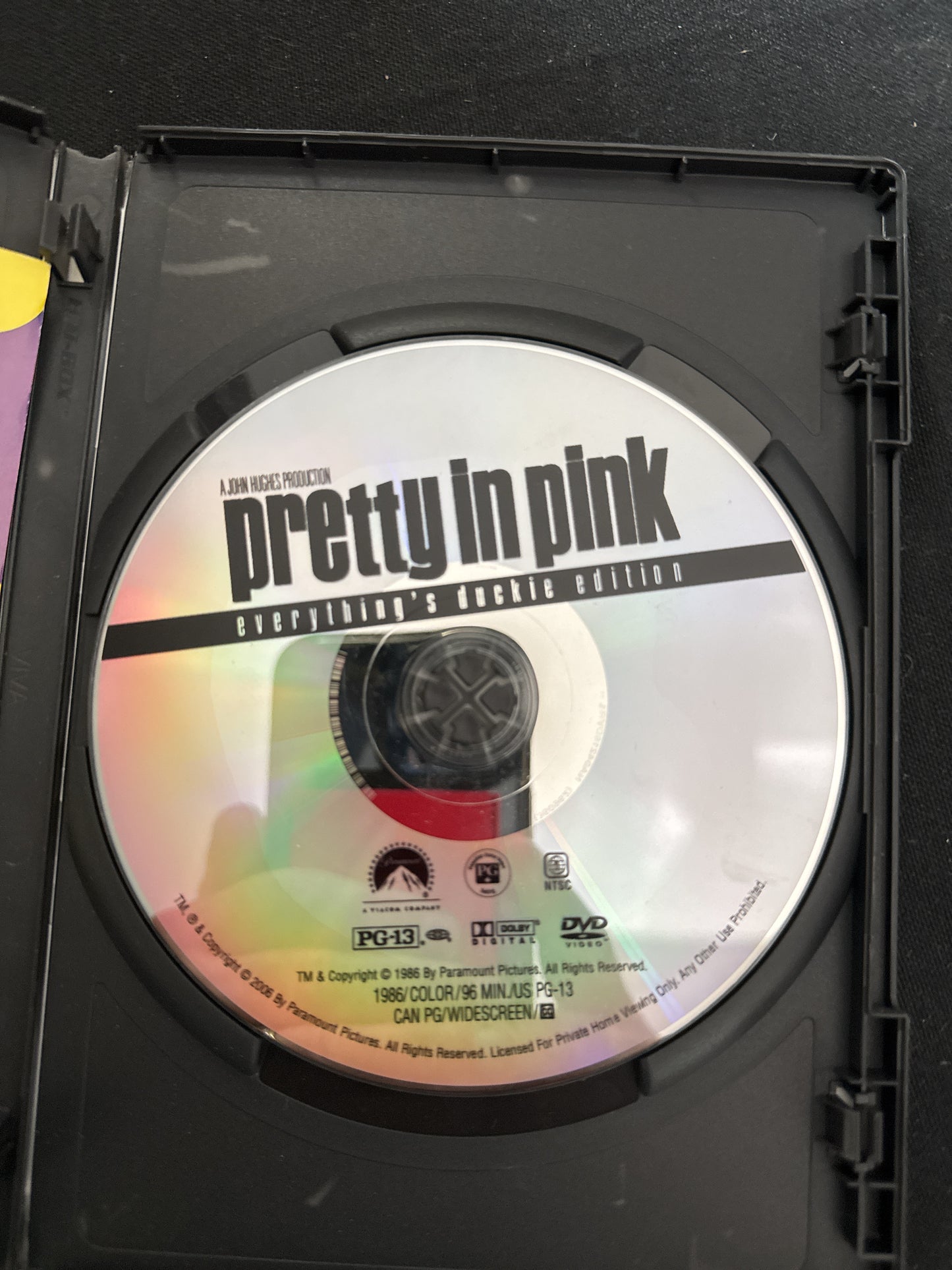 Pretty In Pink DVD Everything's Ducky Edition