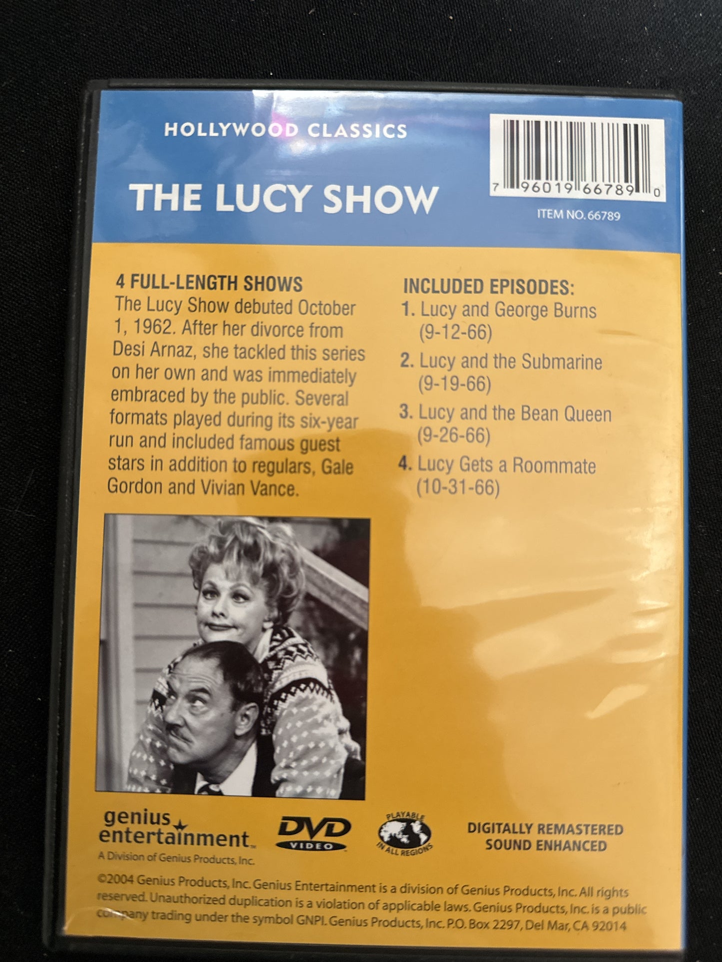 The Lucy Show 4 Full Length Shows DVD
