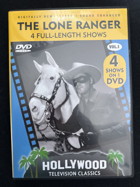 The Lone Ranger 4 Full Length Shows DVD