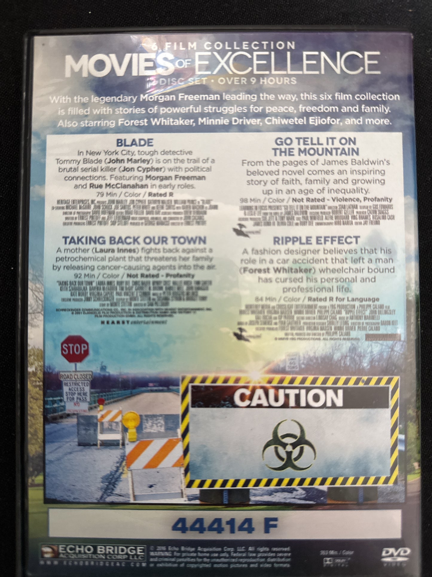 Movies of Excellence (6); Blade, Raymond Graham, Endgame, Taking Back Our Town, Ripple Effect DVD