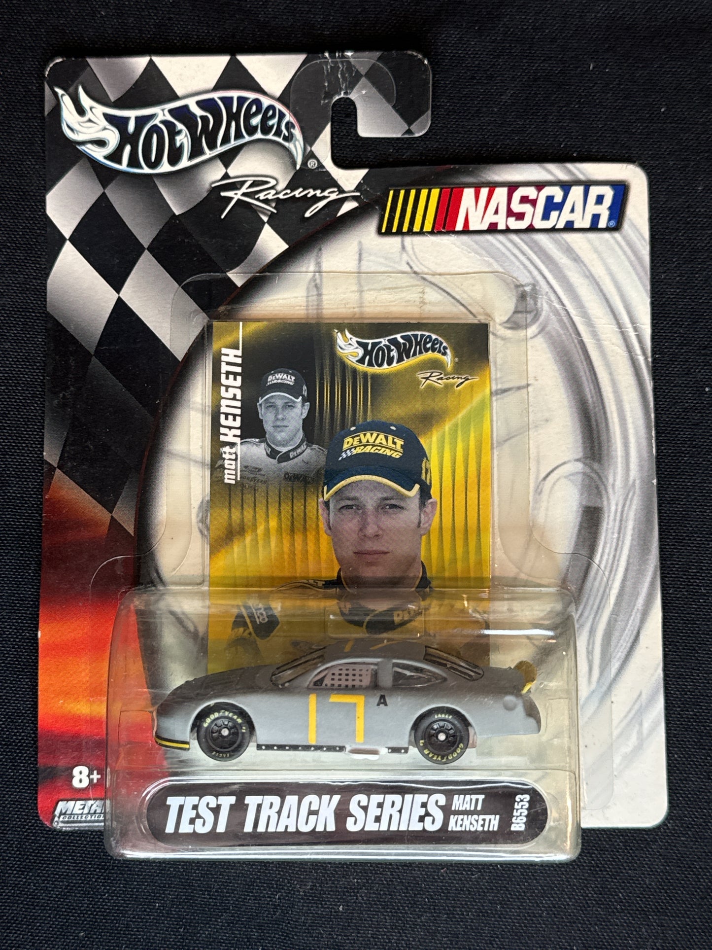 NASCAR Hot Wheels Test Track Series Matt Kenseth #17 Die-Cast with Trading Card