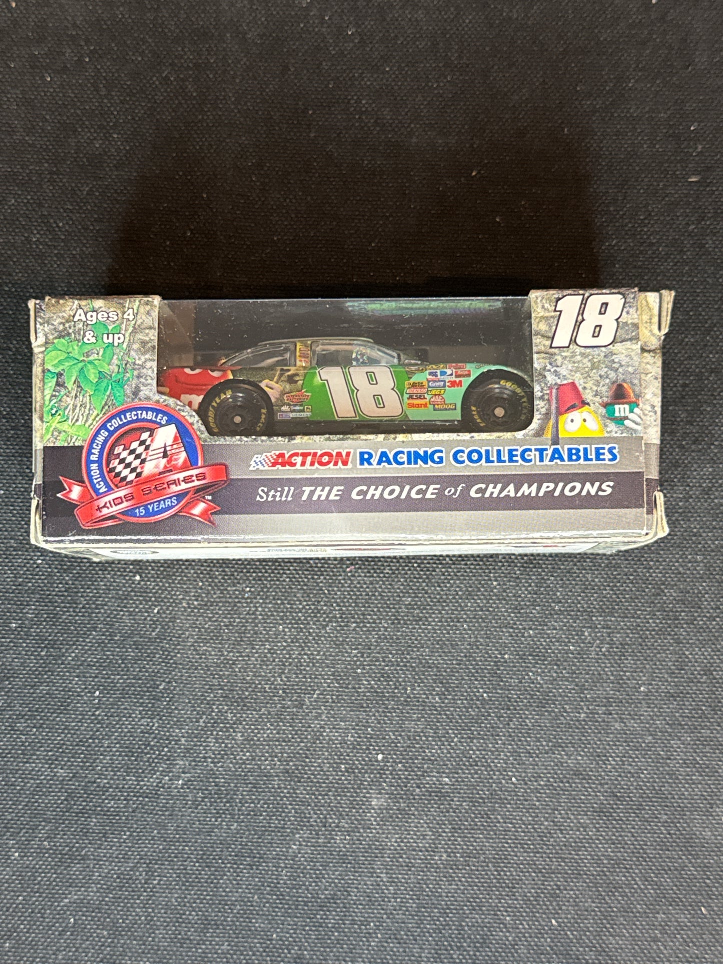 Rare NASCAR 2008 #18 Kyle Busch M&M's Indiana Jones 1:64 Action Diecast NIB