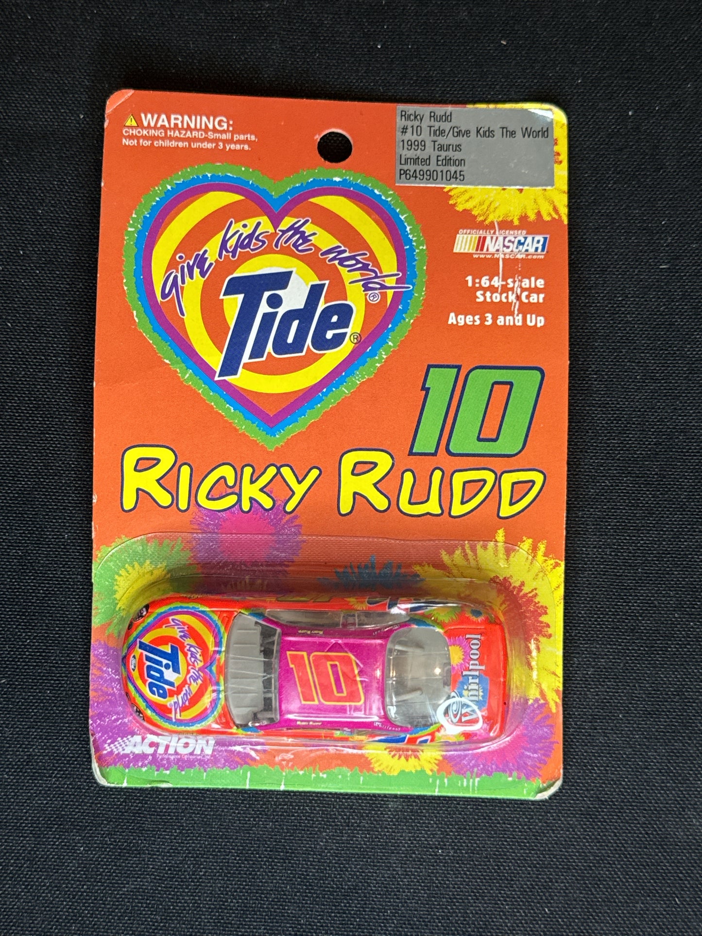 Action Ricky Rudd NASCAR #10 Tide Give Kids the World 1:64 Diecast 1999