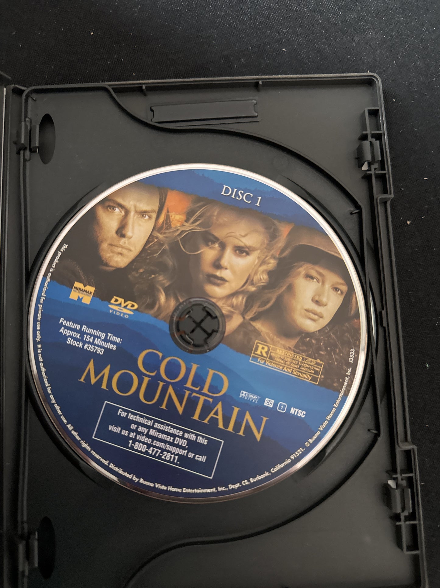 Cold Mountain 2 Disc Set Collector's Edition DVDs