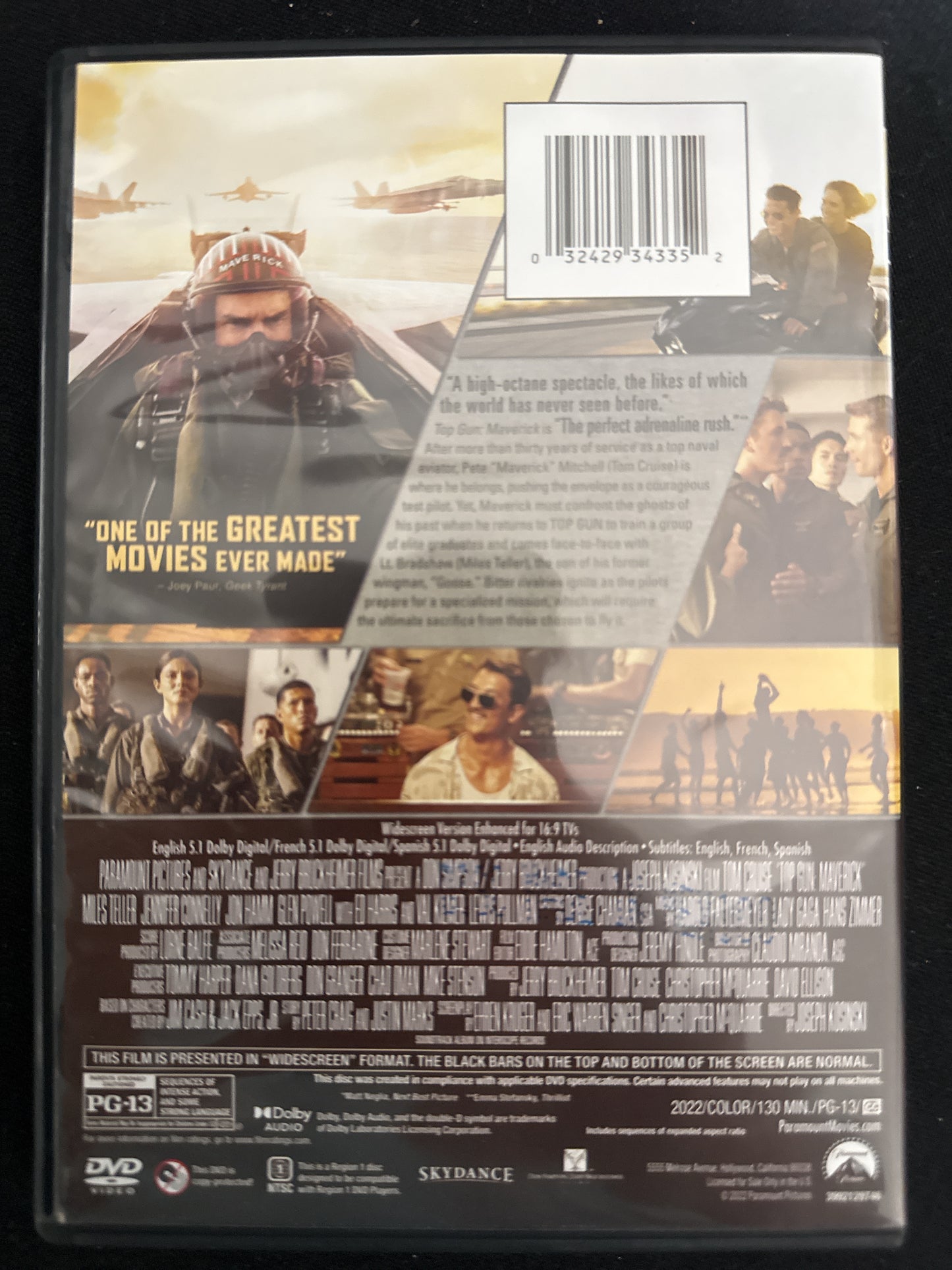 Top Gun Maverick DVD