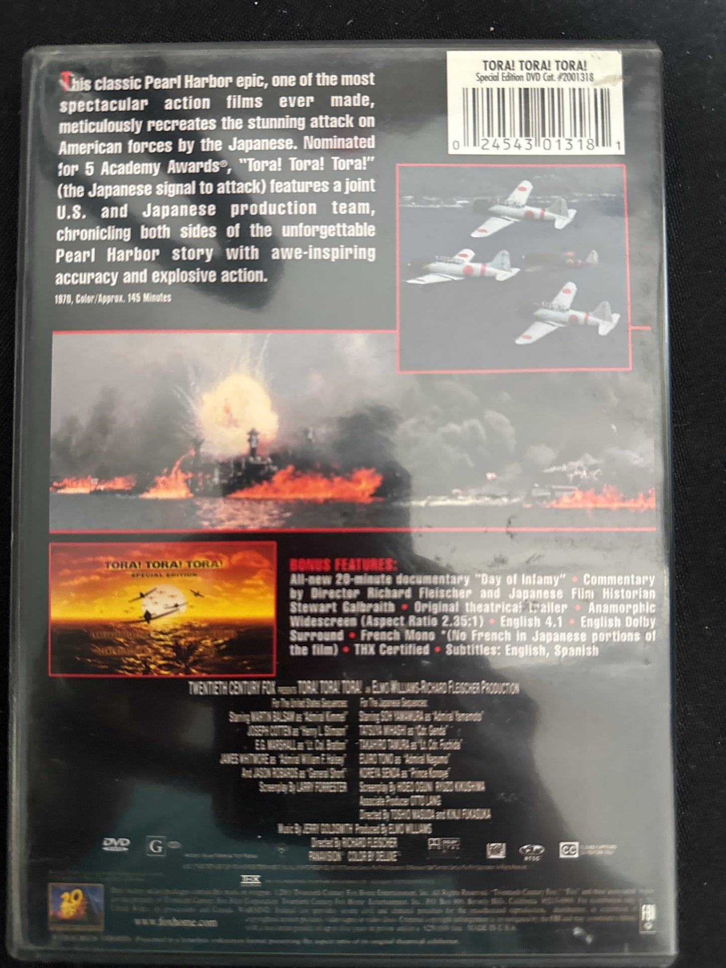 Tora! Tora! Tora! The Attack on Pearl Harbor DVD