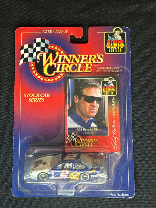 NASCAR 1998 Winner's Circle Rusty Wallace Elvis Edition 1:64 Scale Diecast with Trading Card